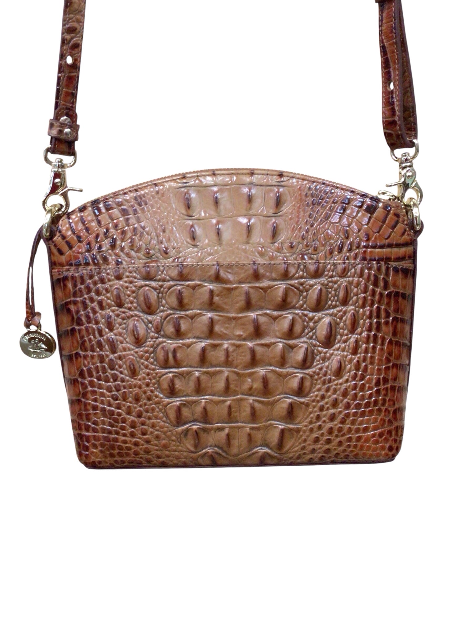 Brahmin Duxbury Brown Leather Crossbody Bag