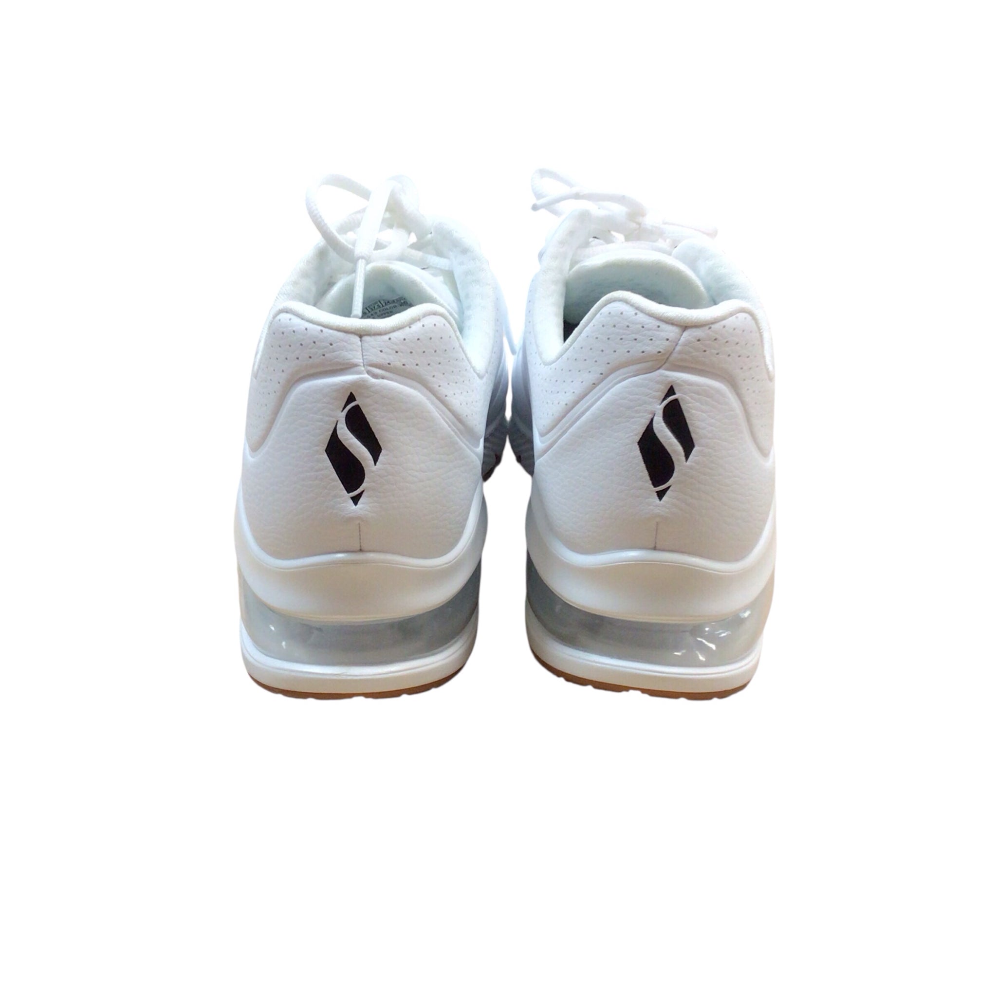 Skechers "Uno 2 Air Around You" White Lace Up Sneakers Size 7.5
