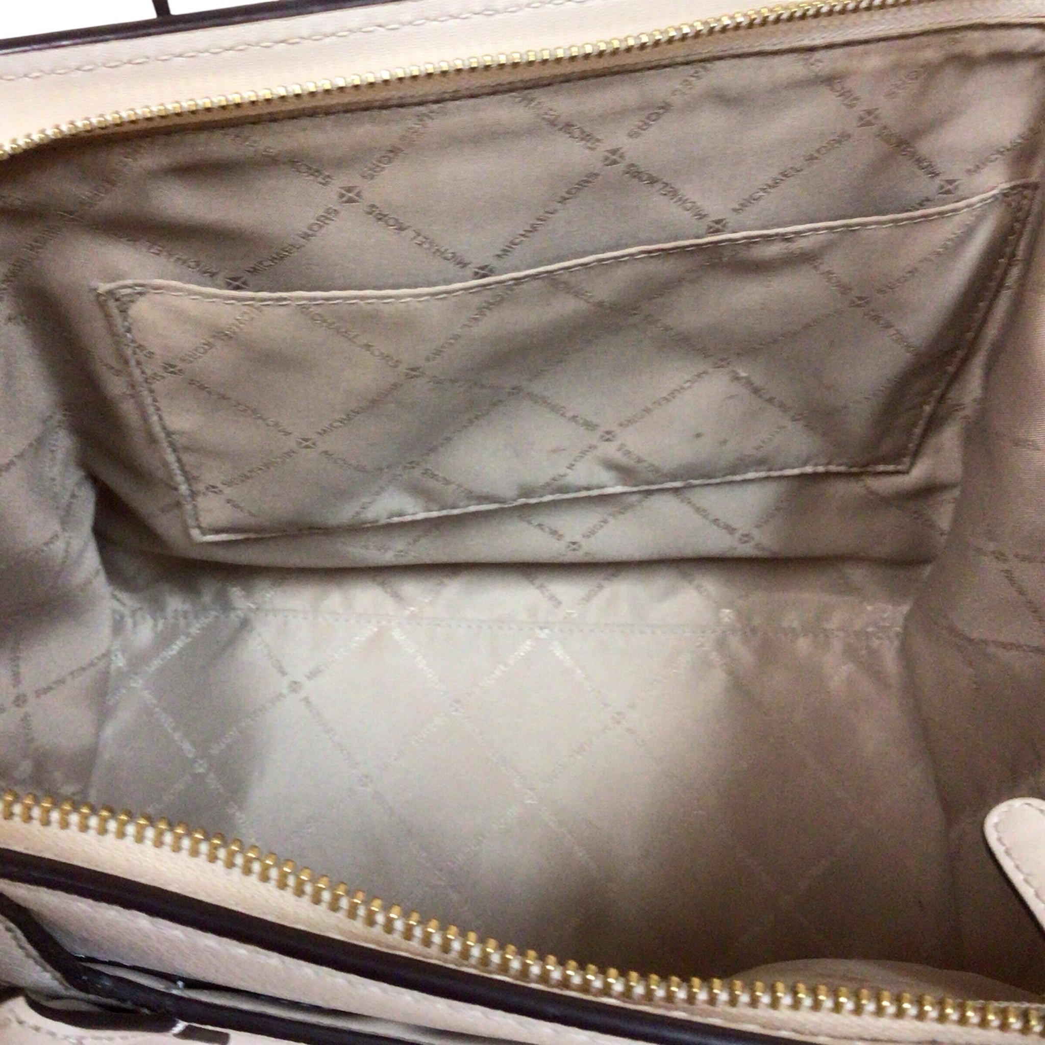 Michael Kors Avril Large Leather Crossbody Satchel