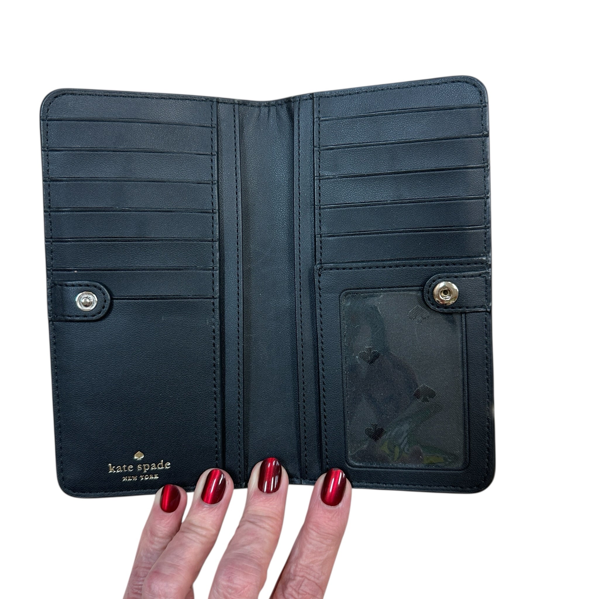 Kate Spade Slim Black Bifold Wallet