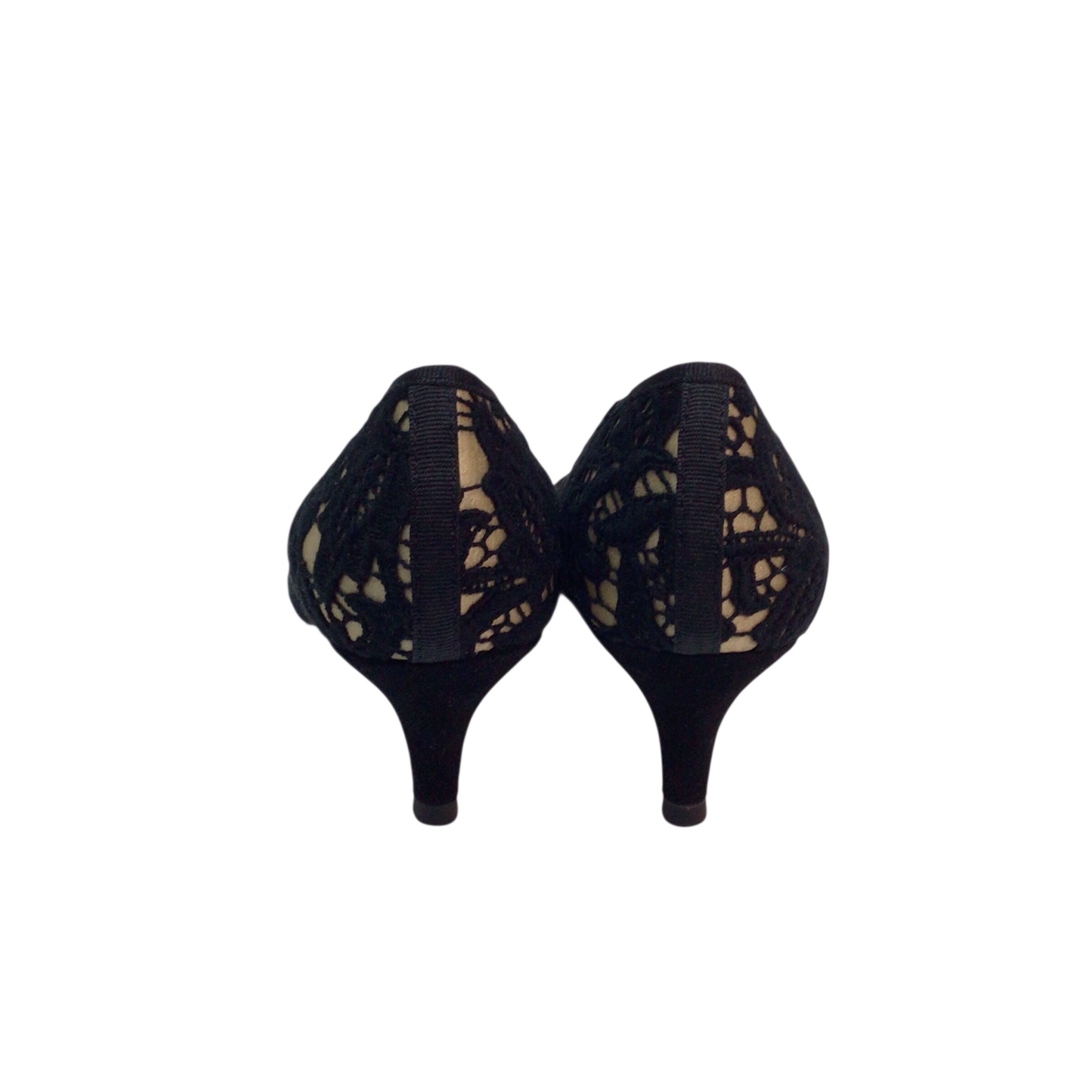 Talbots "Diane" Black/Gold Flats Size 6