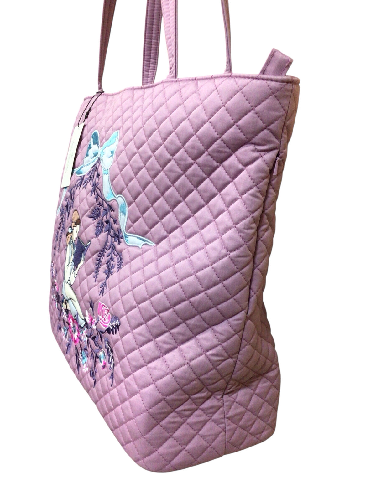 Vera Bradley Disney "Beauty & The Beast" Large Lavender Tote