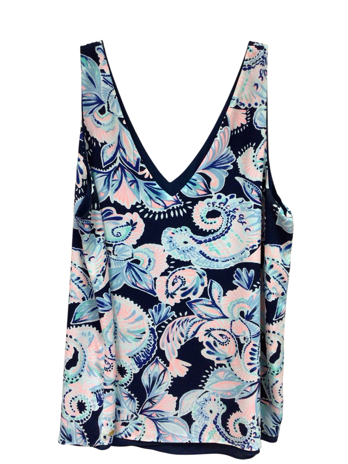 Lilly Pulitzer "Florin" Reversible Sleeveless Top Size Large