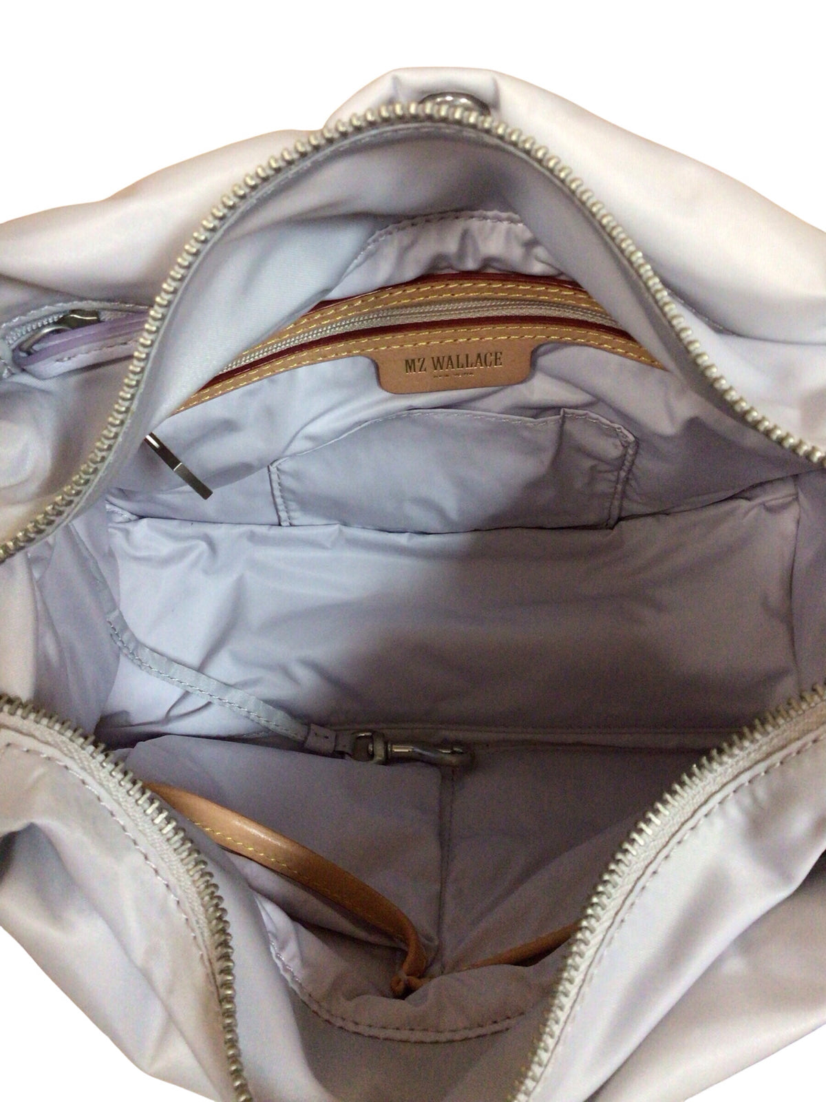 MZ Wallace "Madison" Lilac Nylon Satchel