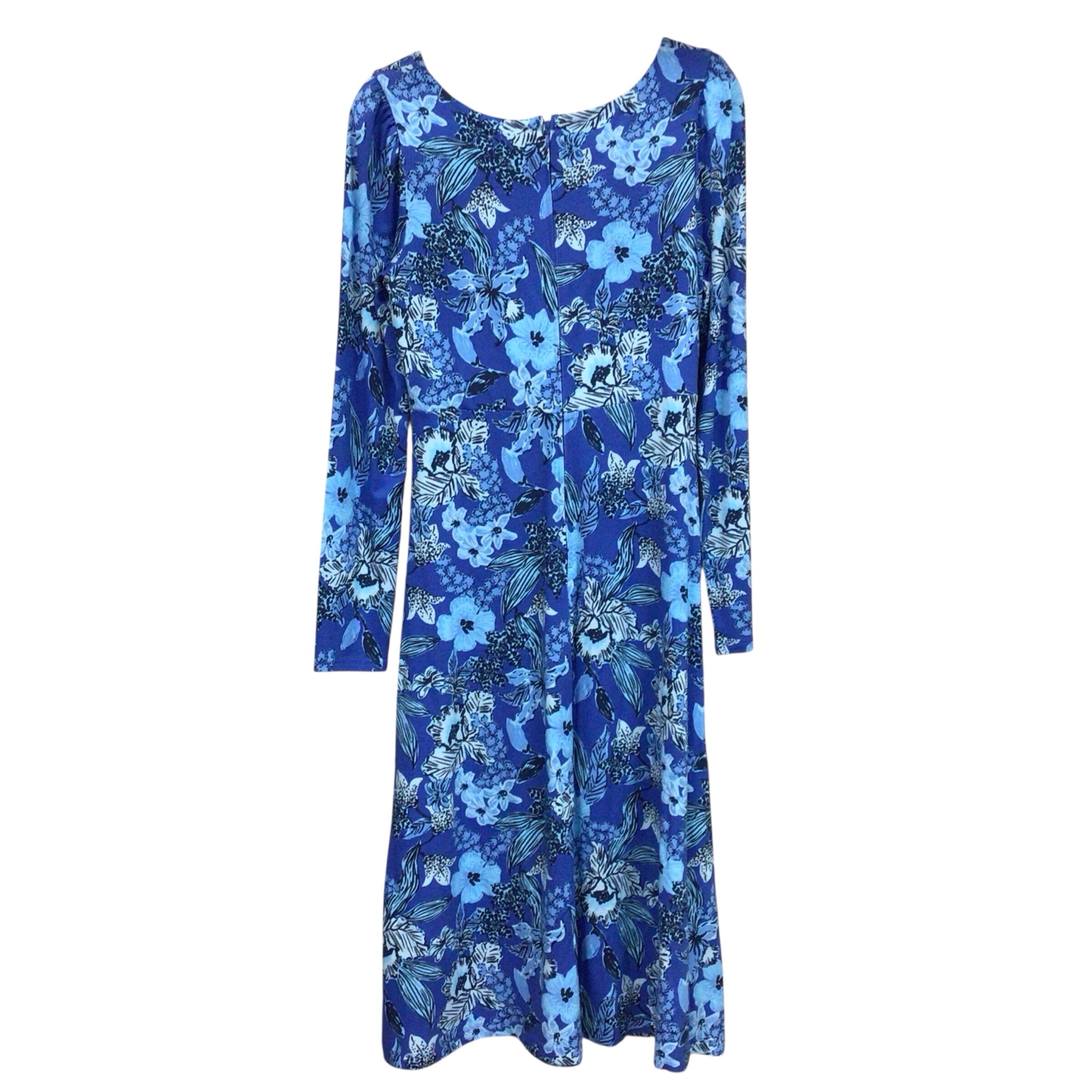 Lilly Pulitzer "Claudia Alba Blue" Long Sleeve Dress Size 8 NWT