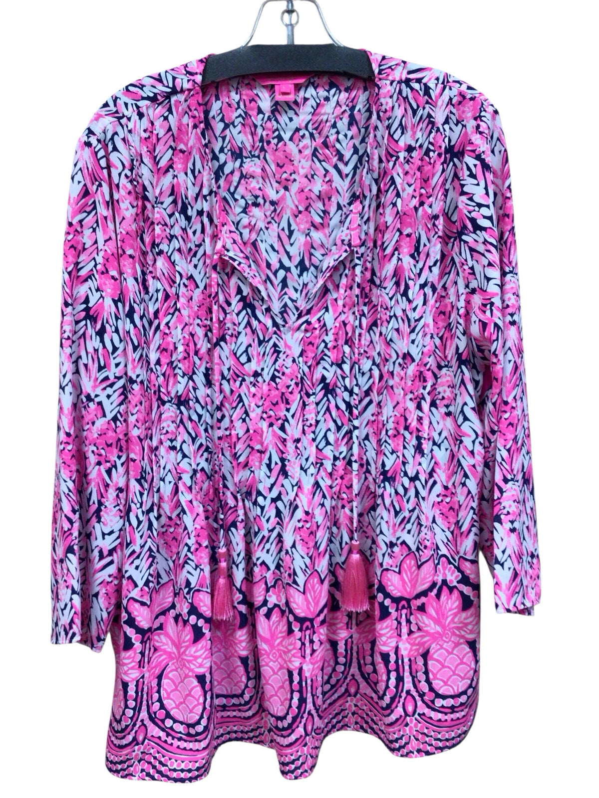 Lilly Pulitzer "Marlina" 3/4 Sleeve Tunic Size Large