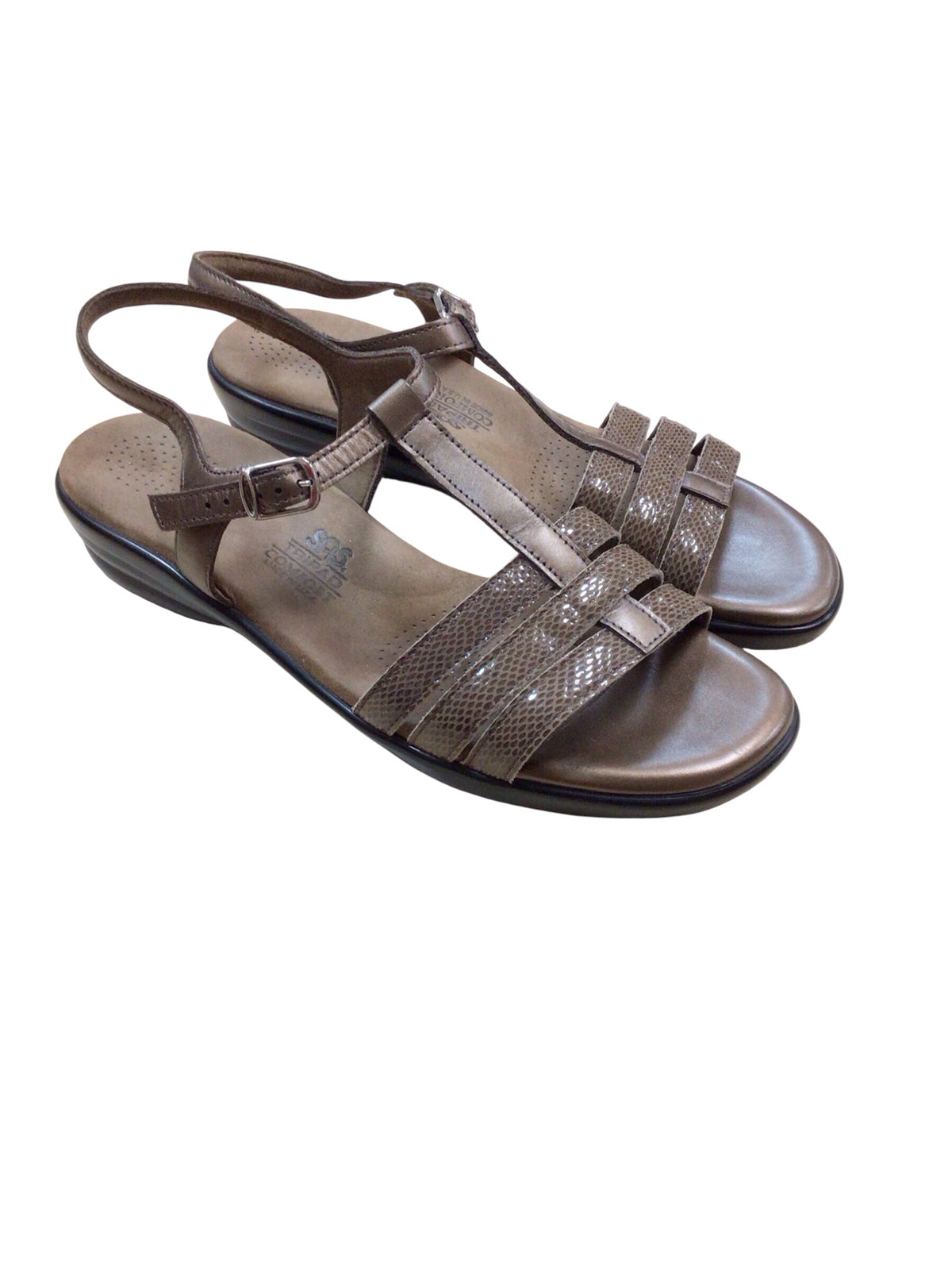SAS "Capri" Bronze Sandals Size 10