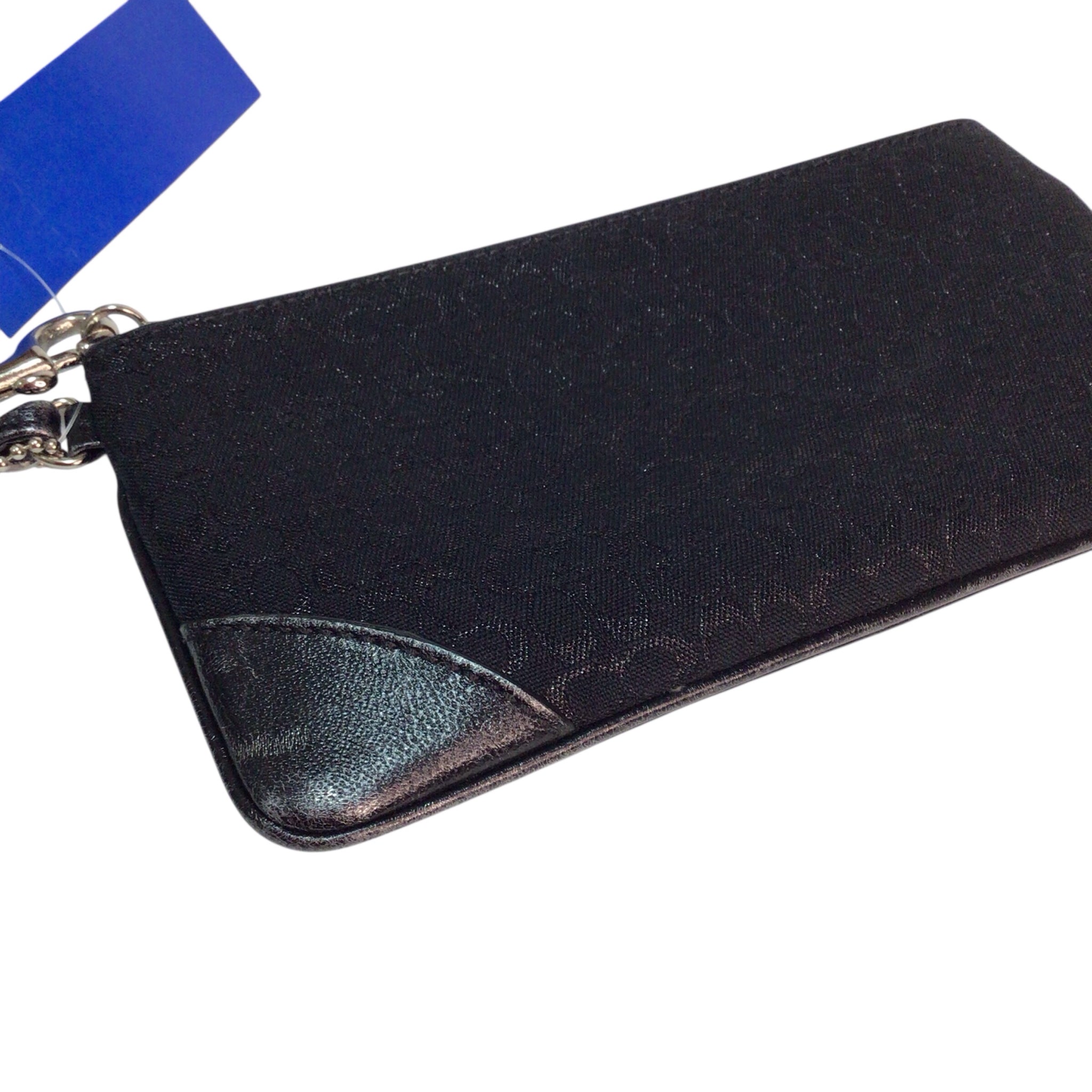 Coach Signature Wristlet Black