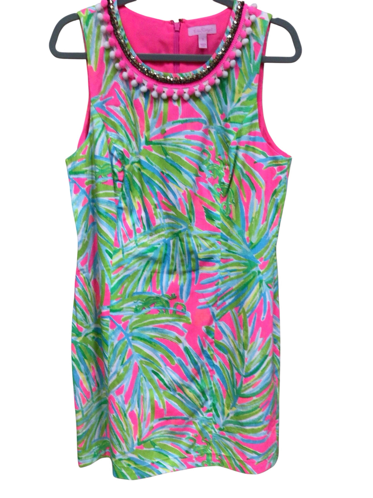 Lilly Pulitzer "Mila" Sleeveless Shift Dress Size 12
