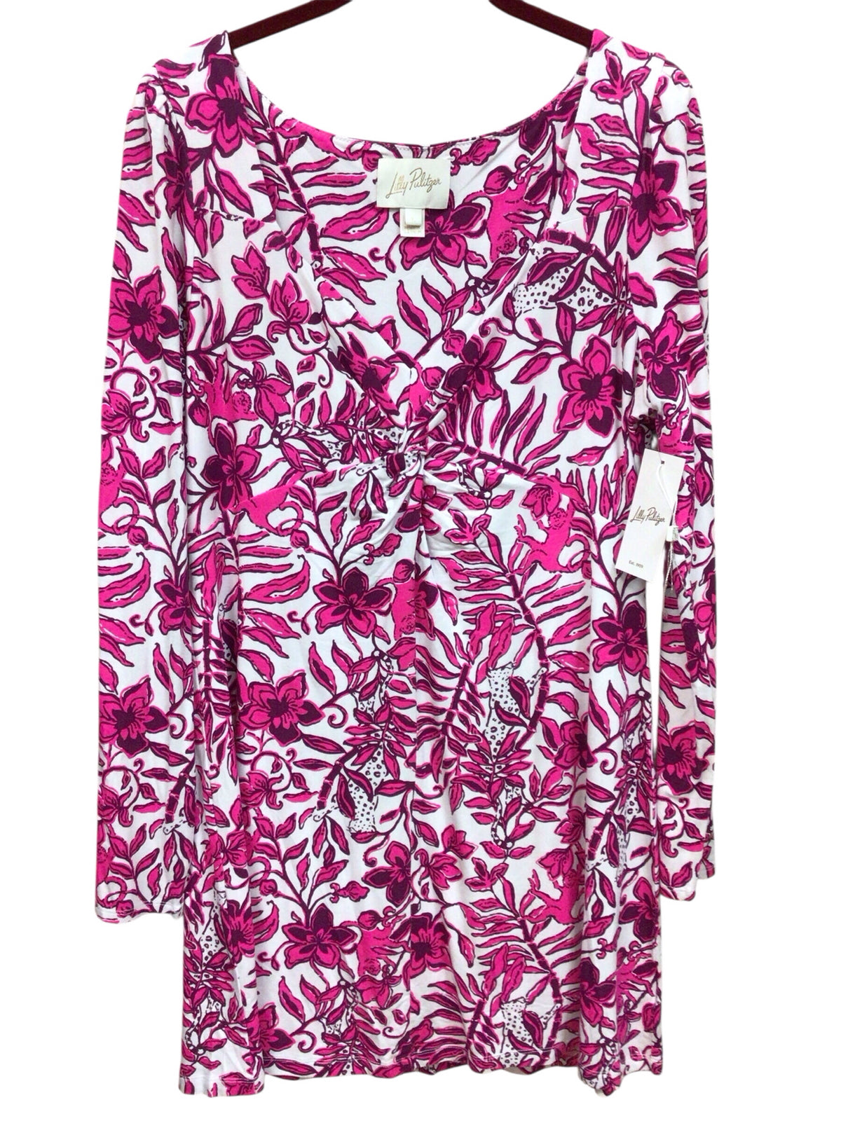 Lilly Pulitzer "Anne" Skirted Romper "Elderflower Blossom" Size Large NWT