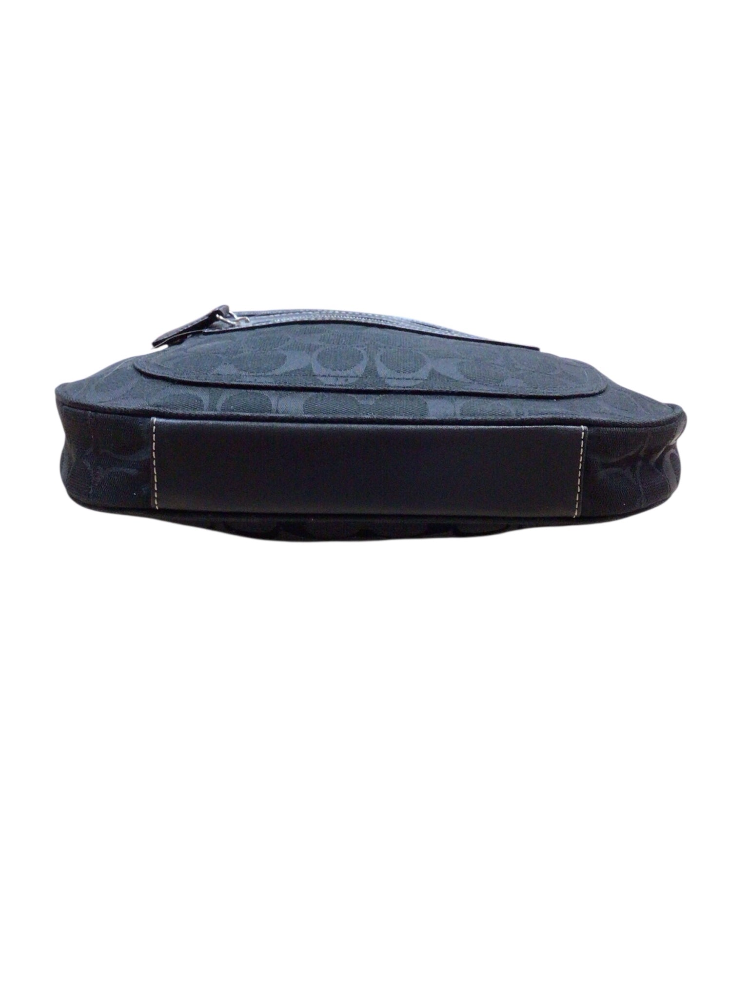 Coach 6045 Black Y2K Signature Jacquard Hobo Shoulder Bag