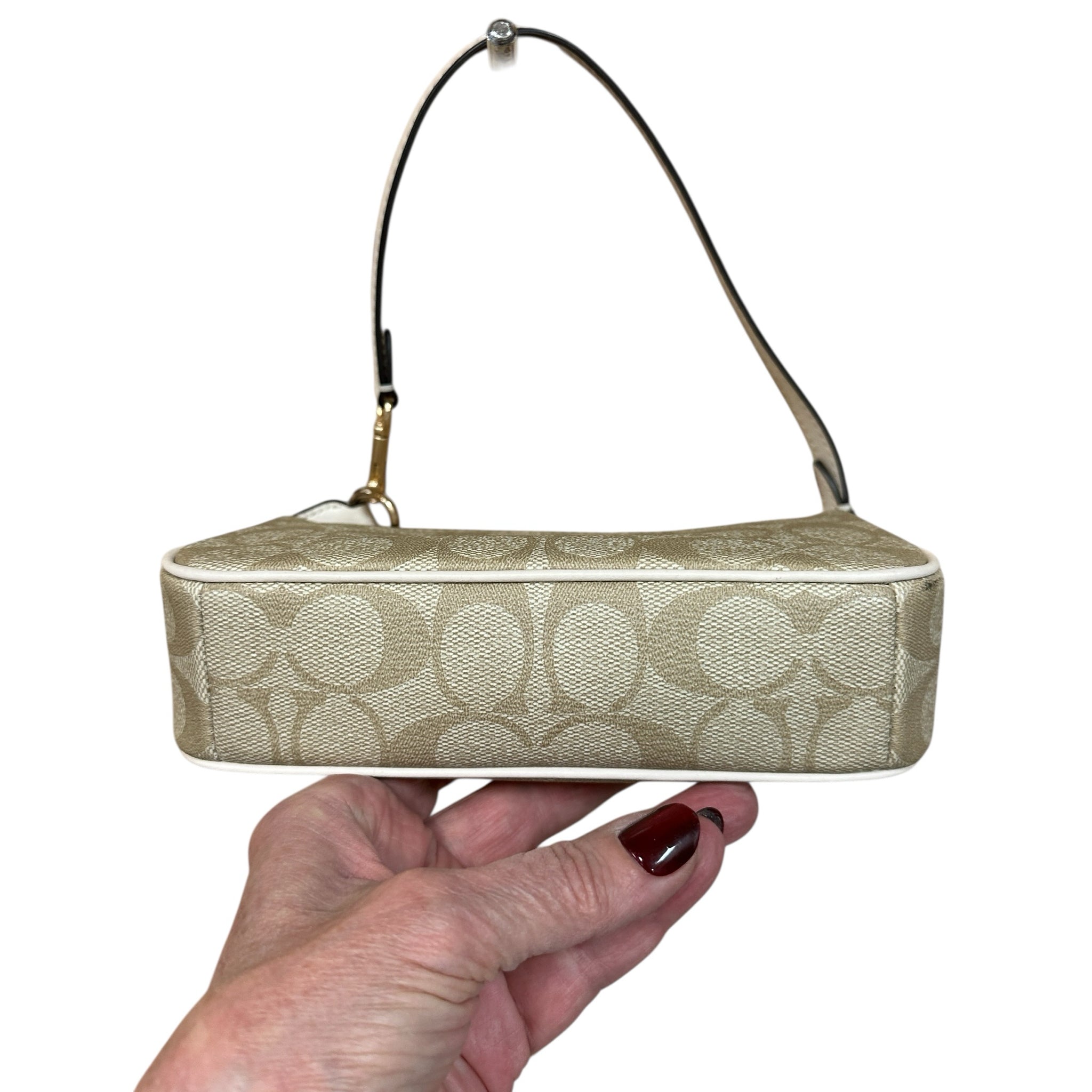 Coach Tan Nolita 19 Signature Canvas Shoulder Bag