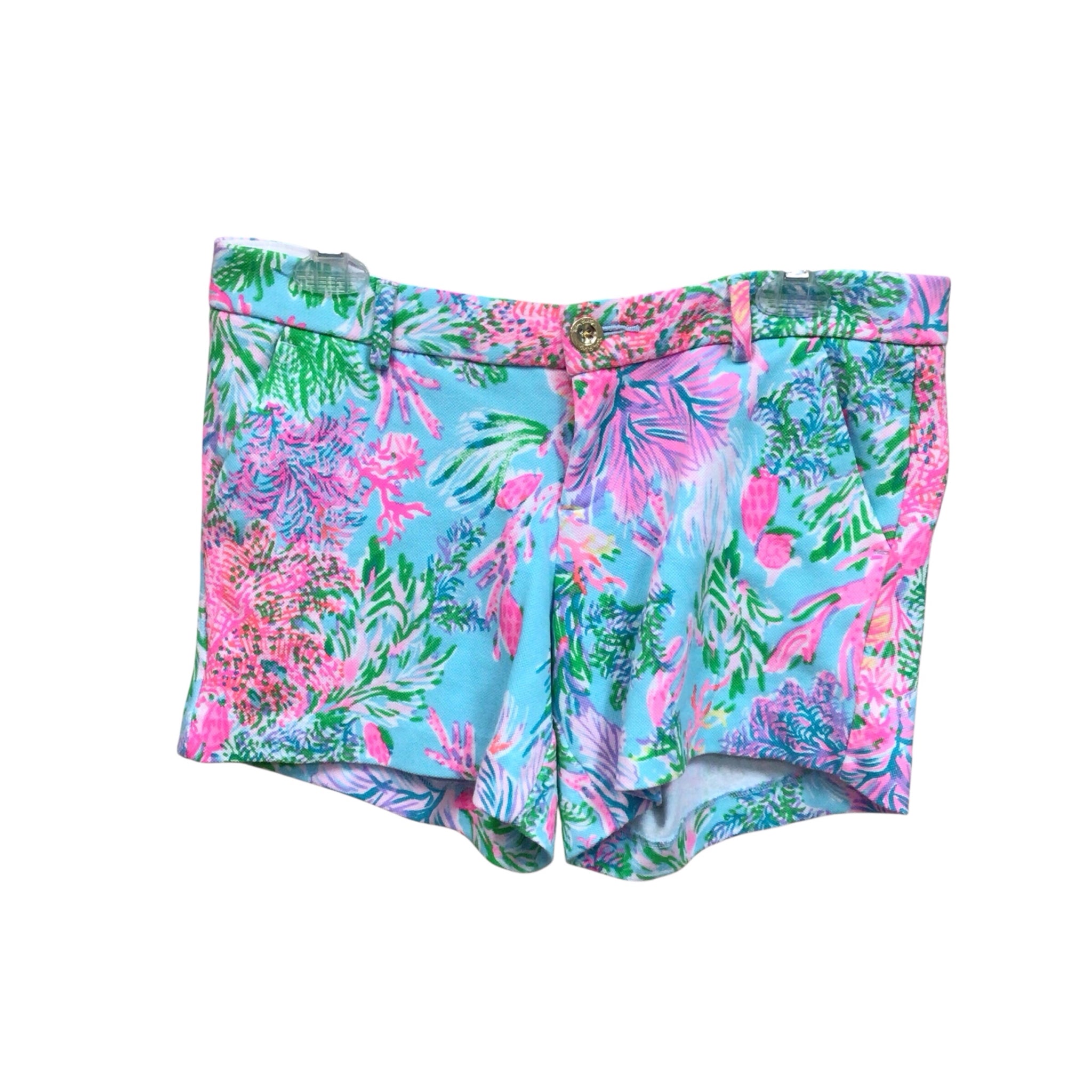 Lilly Pulitzer Callahan "Cay To My Heart" Knit Shorts Size 4