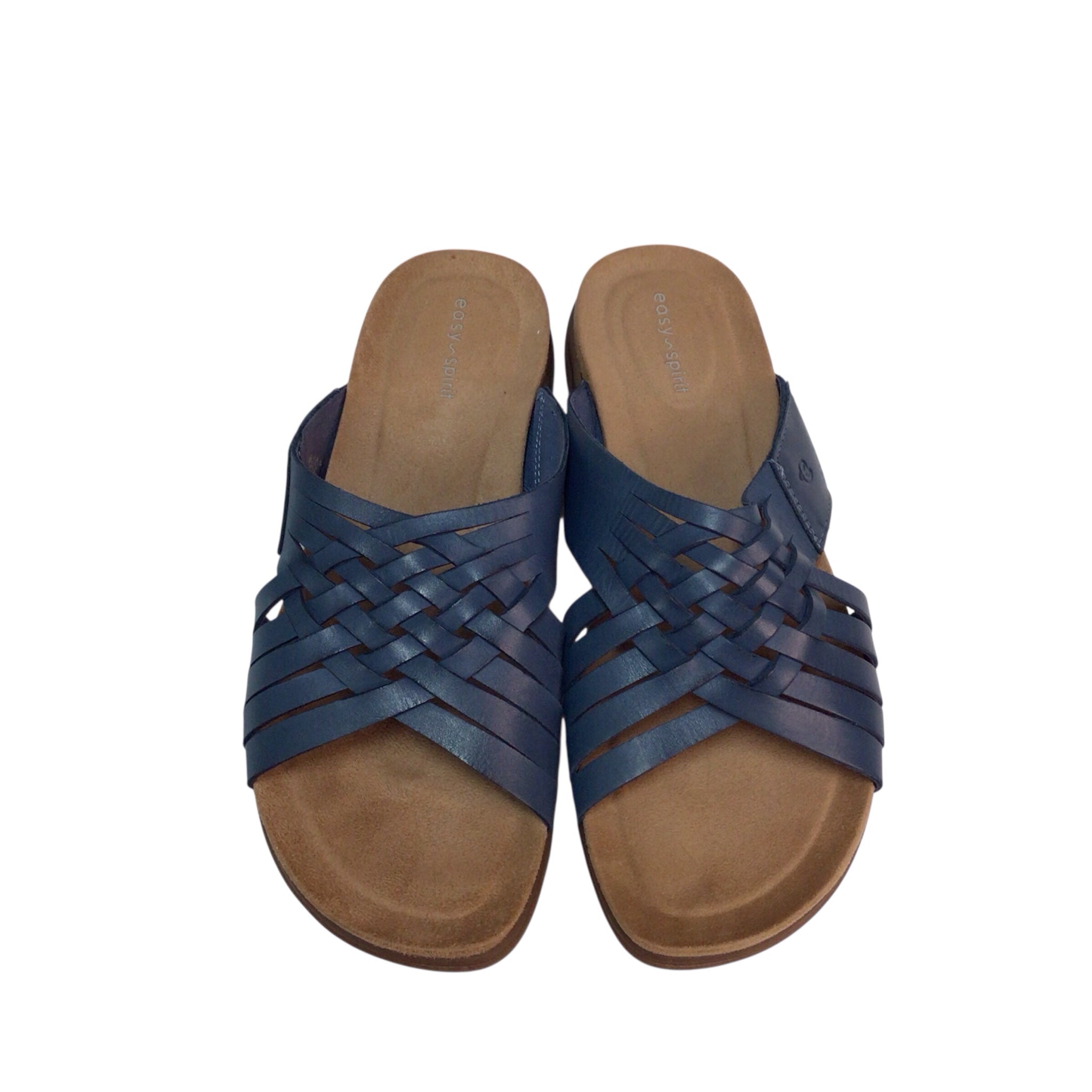 Easy Spirit Navy Meadow Slip On Sandals Size 9.5M