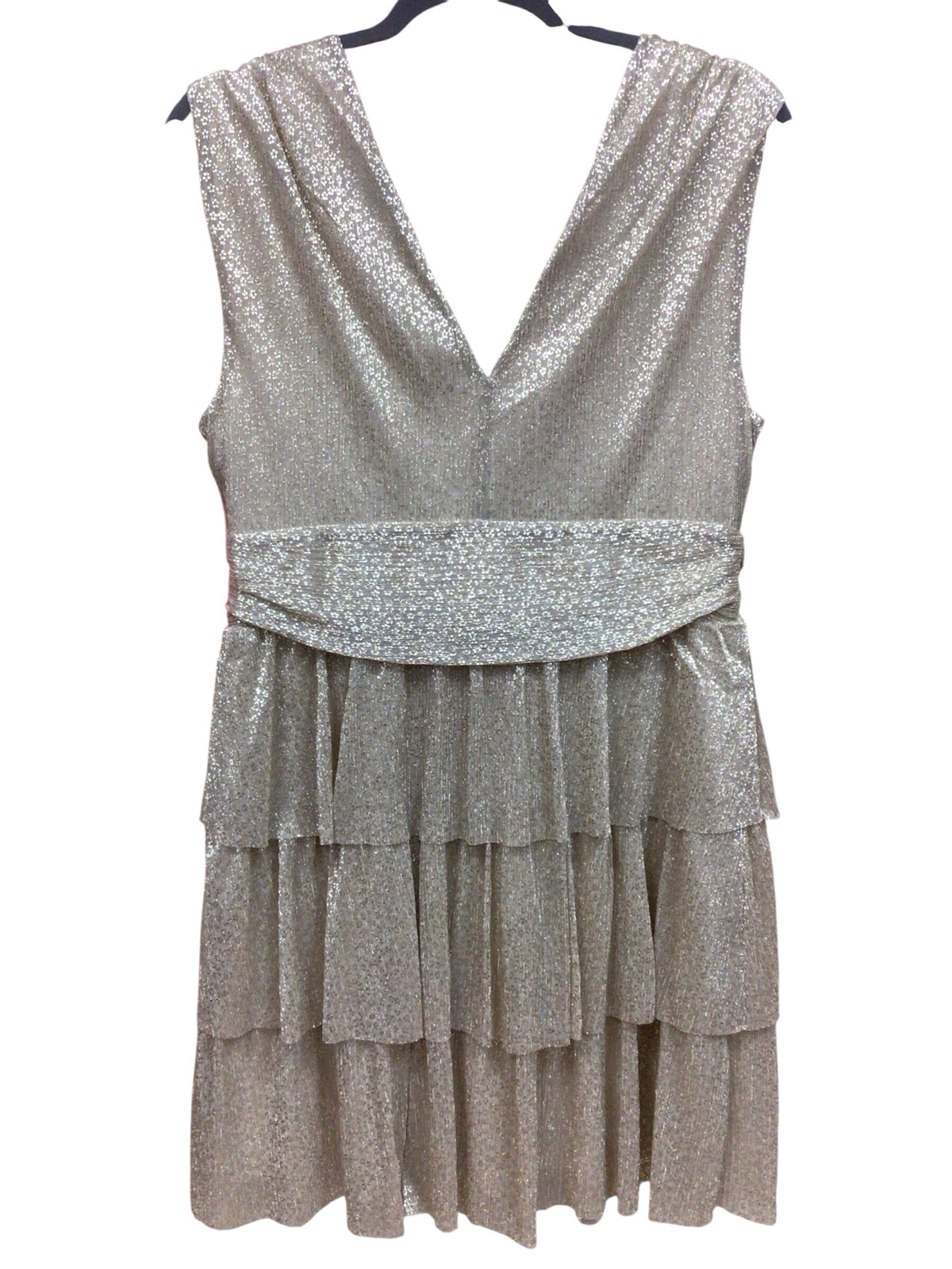 Lilly Pulitzer "Faye" Gold Metallic Sleeveless Dress Size Large NWT