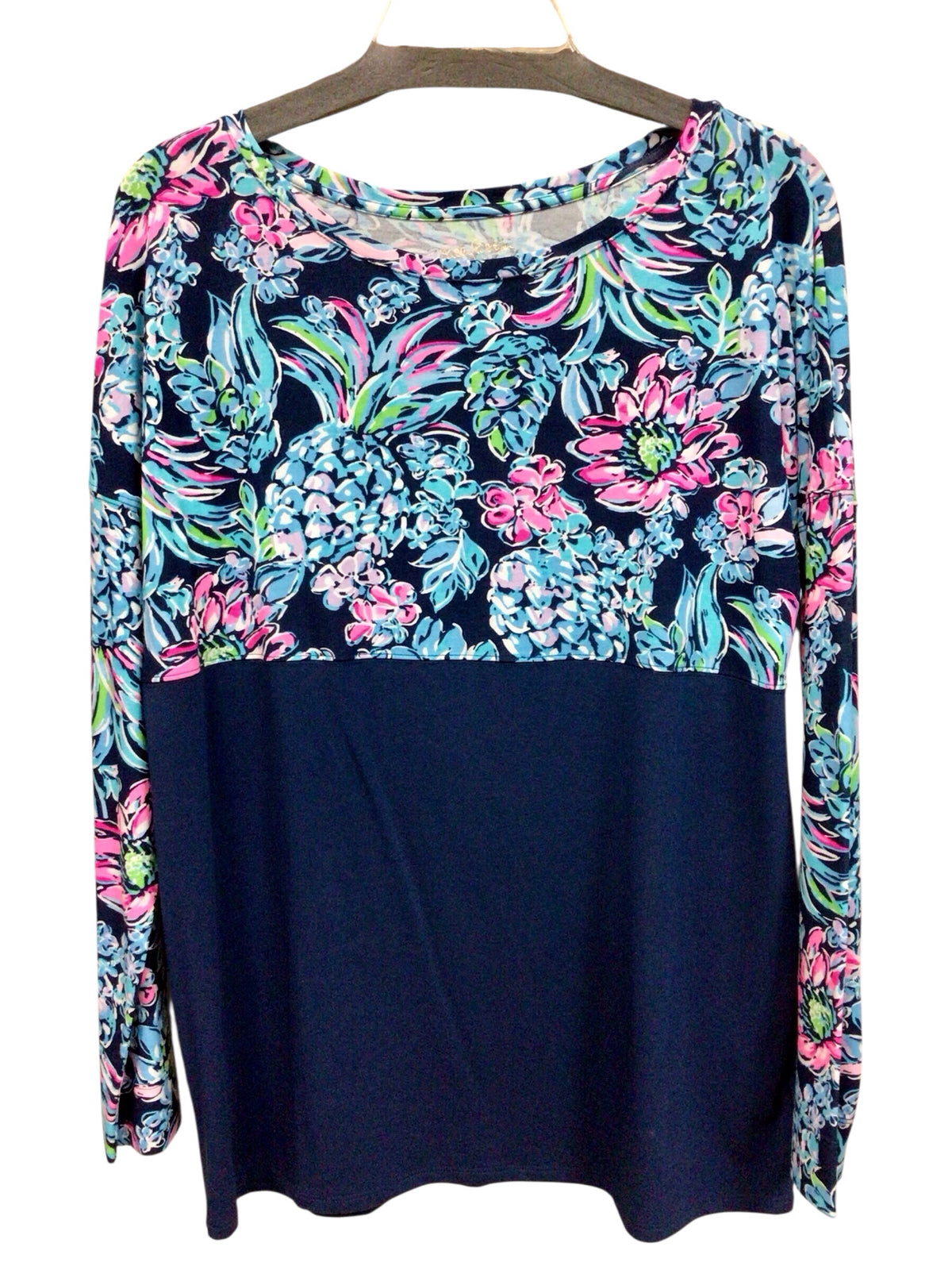 Lilly Pulitzer "Finn" Long Sleeve Top Size Medium