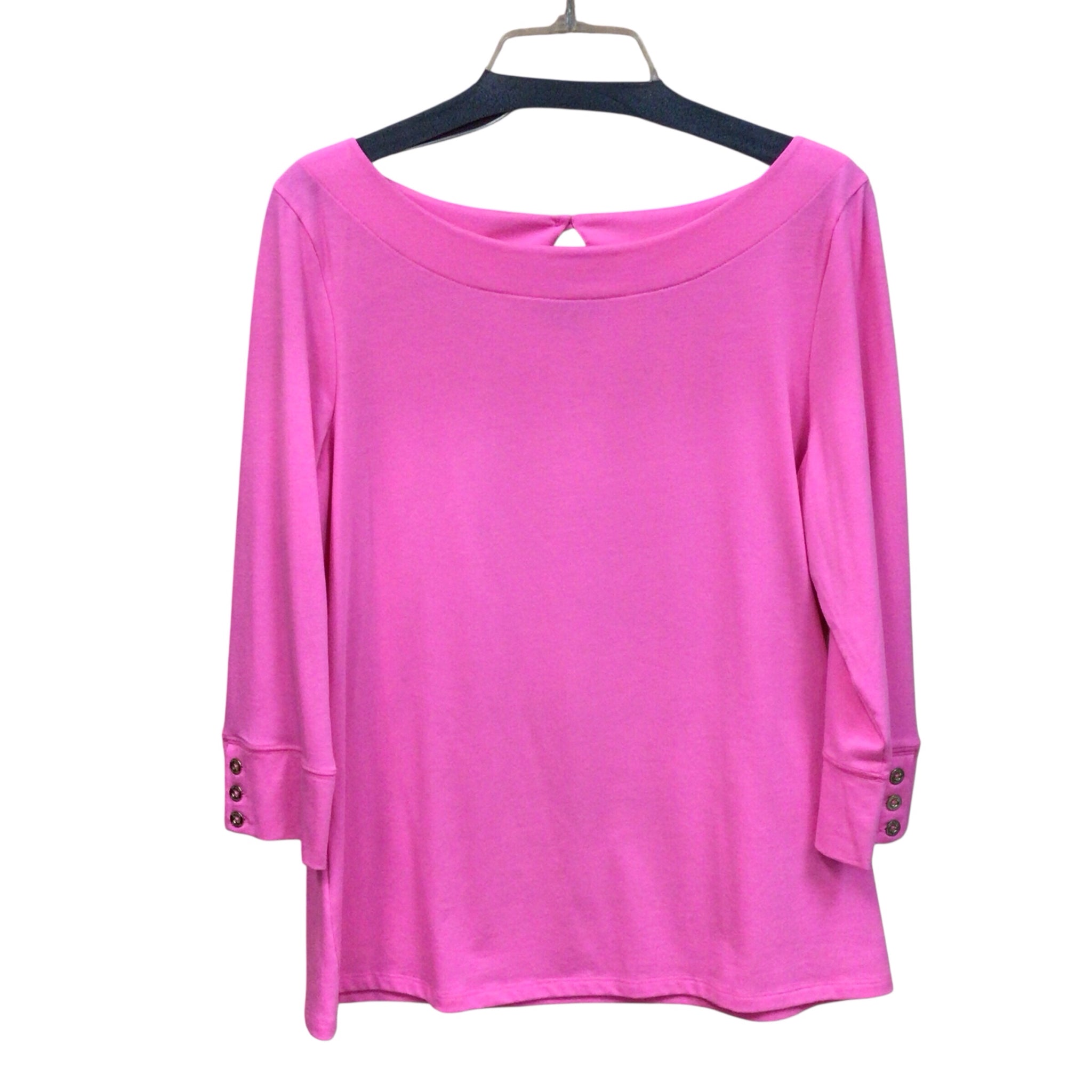 Lilly Pulitzer Pink 3/4 Sleeve Shirt Size Large