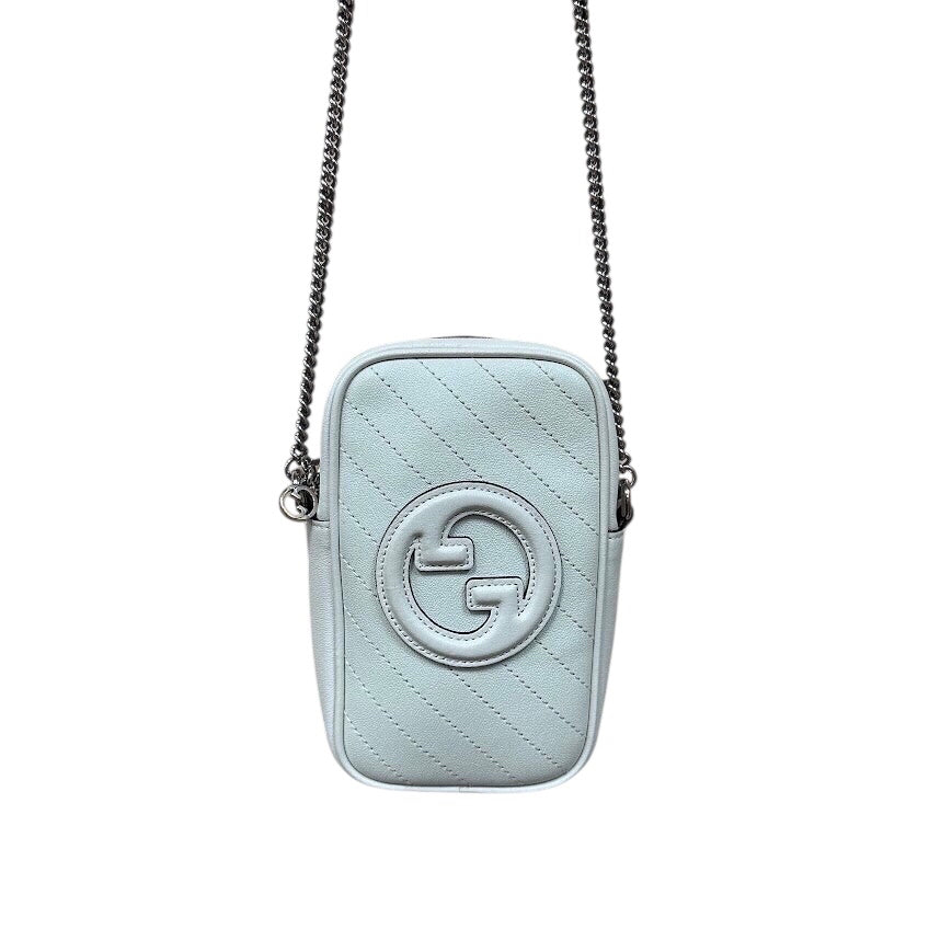 Gucci Blondie Mini Bag Crossbody Cream White Style 760315AACP79022