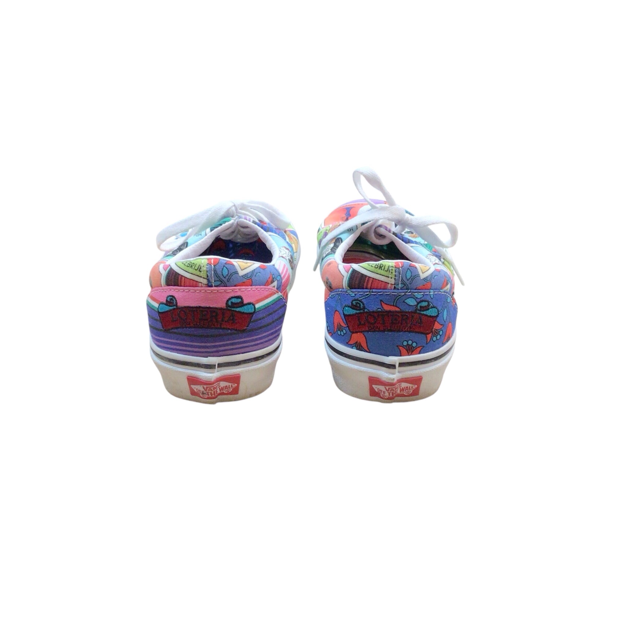 Vans Loteria "Off The Wall" Canvas Sneakers Women's Size 8
