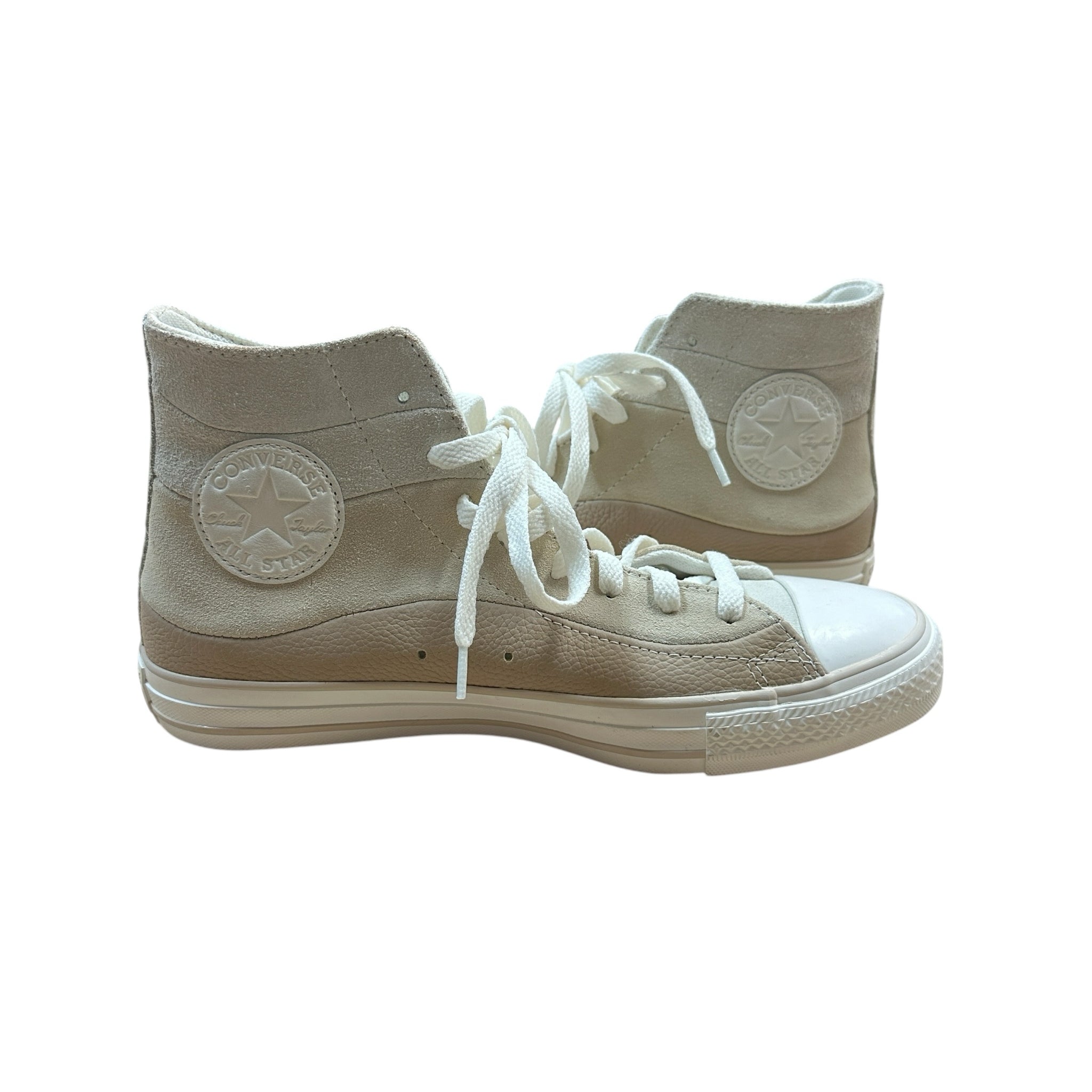 Converse Chuck Taylor All Star High Top Sneakers Beige Size 8.5 Women's