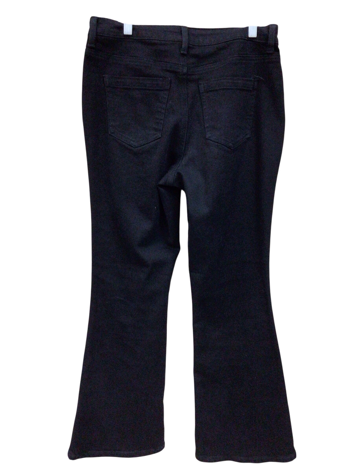 Est 1946 Black Embroidered Flare Jeans Size 10