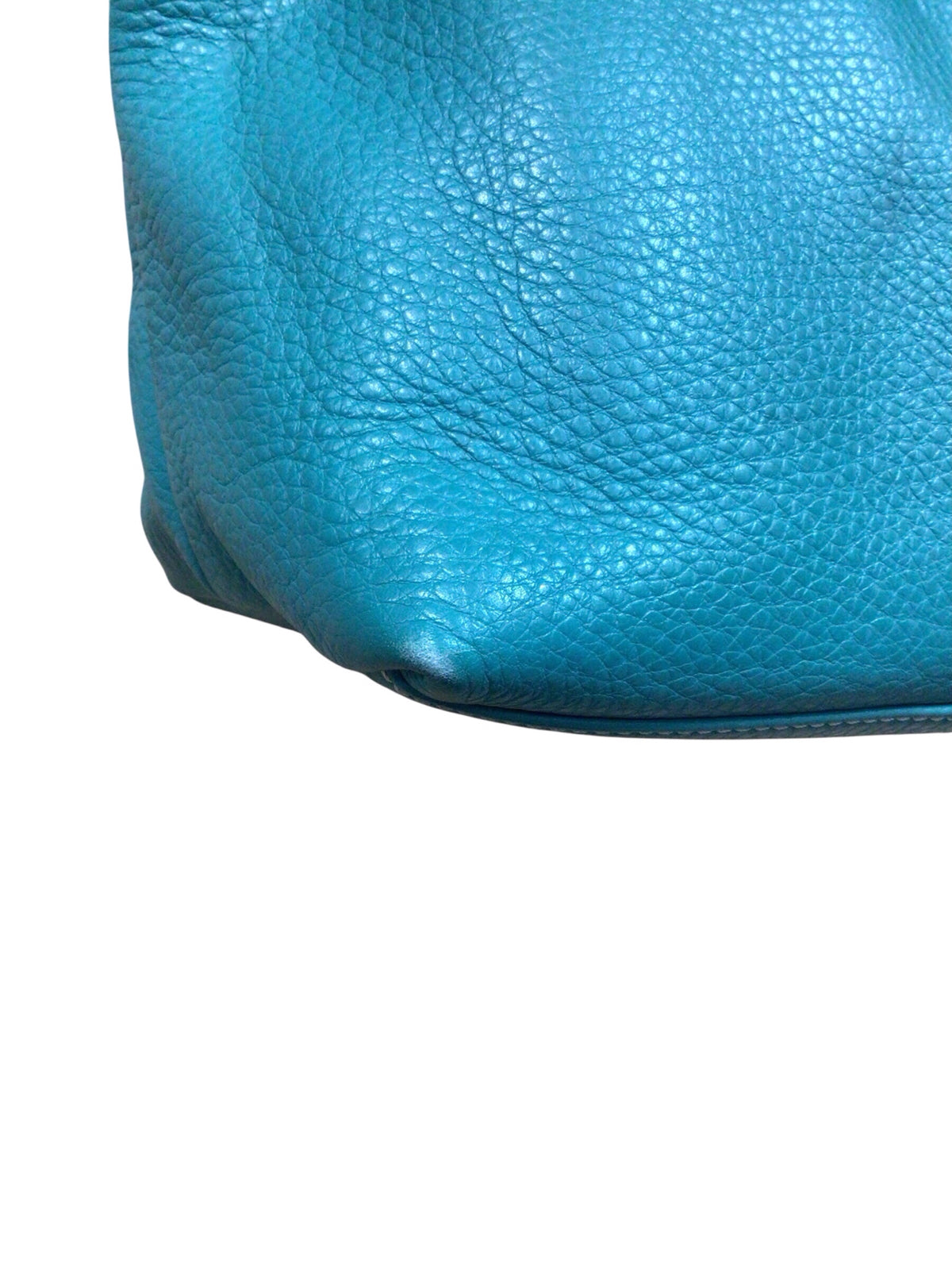 Dooney & Bourke "Dillen" Green Pebbled Leather Satchel Crossbody Bag