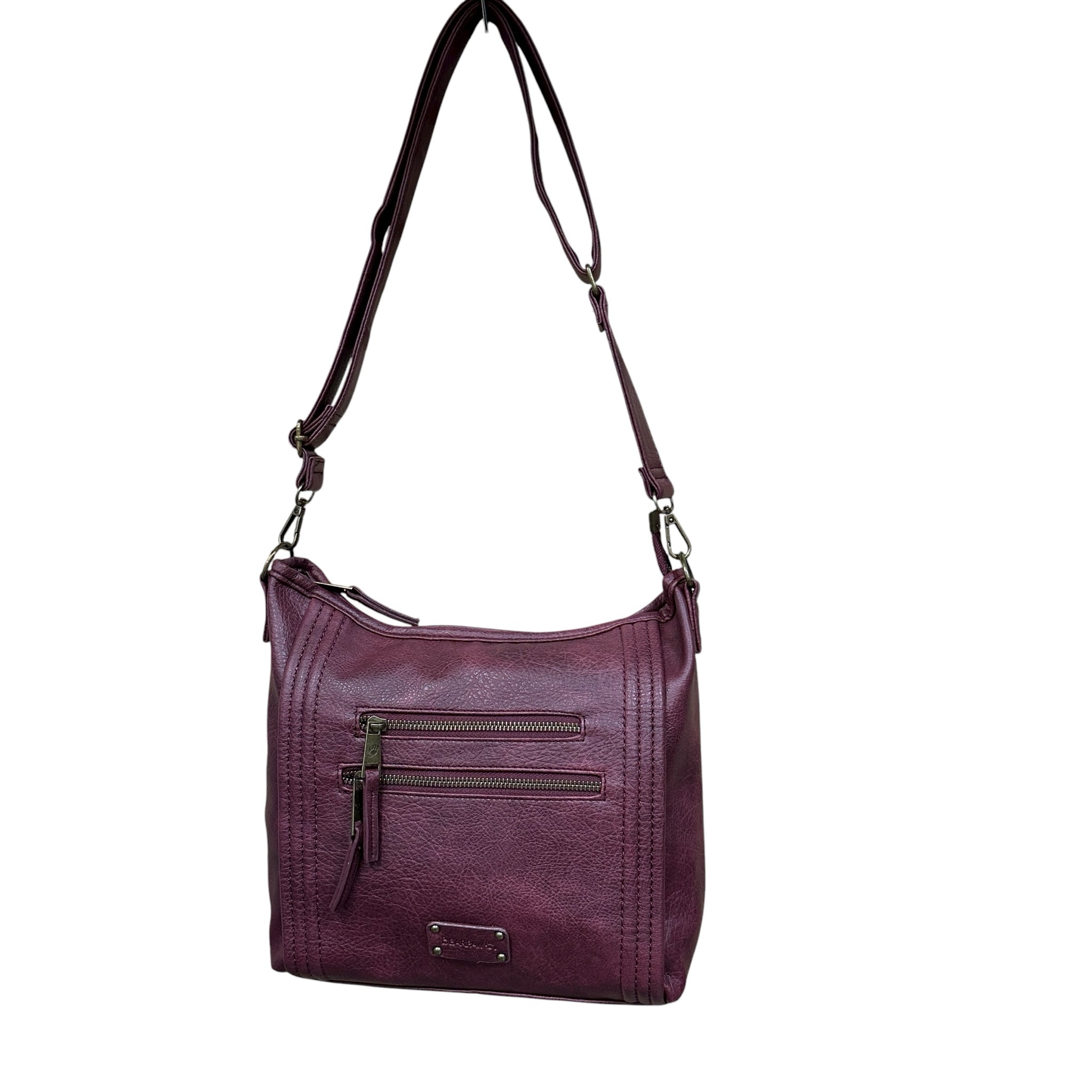 Bearpaw Burgundy Shoulder Crossbody Bag