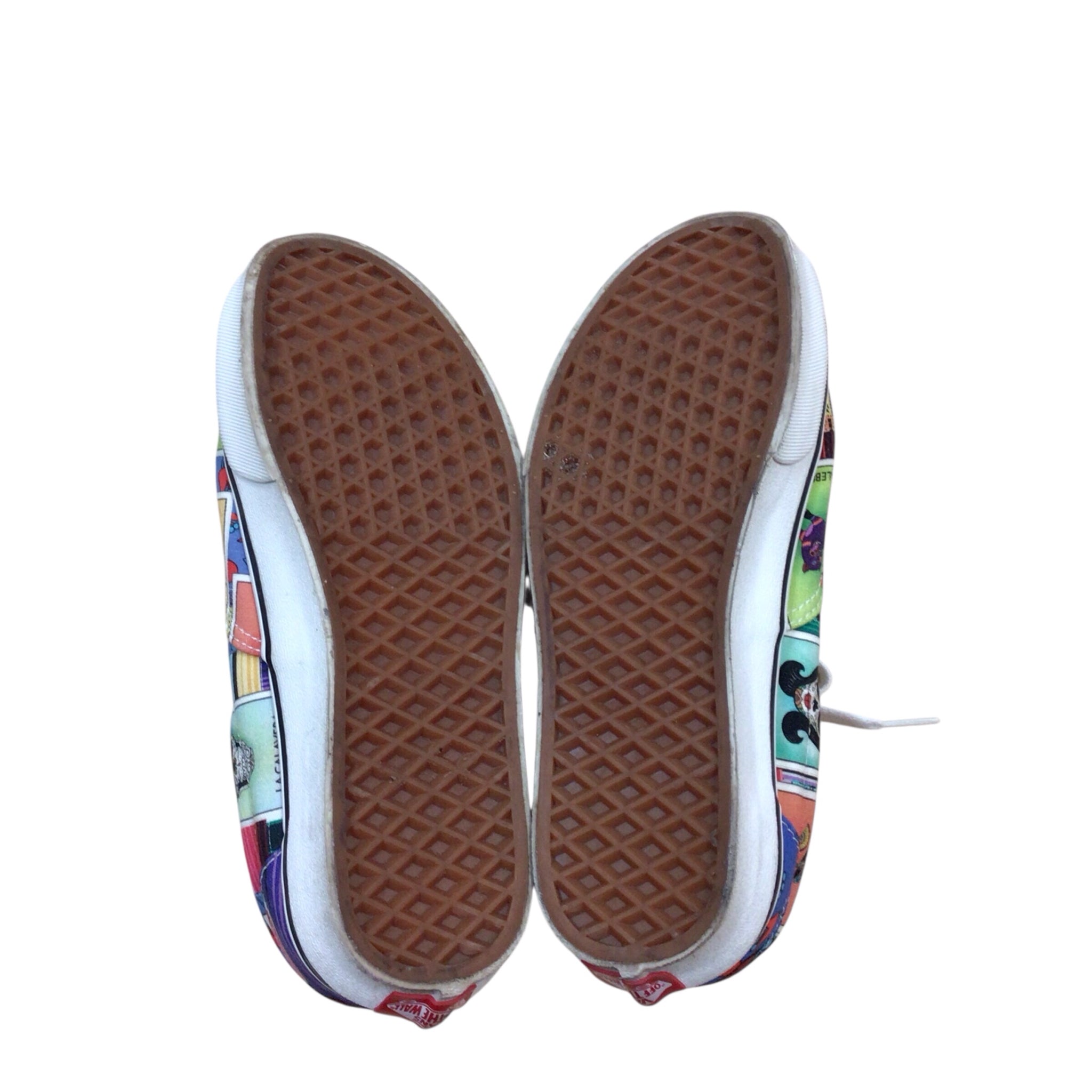 Vans Loteria "Off The Wall" Canvas Sneakers Women's Size 8