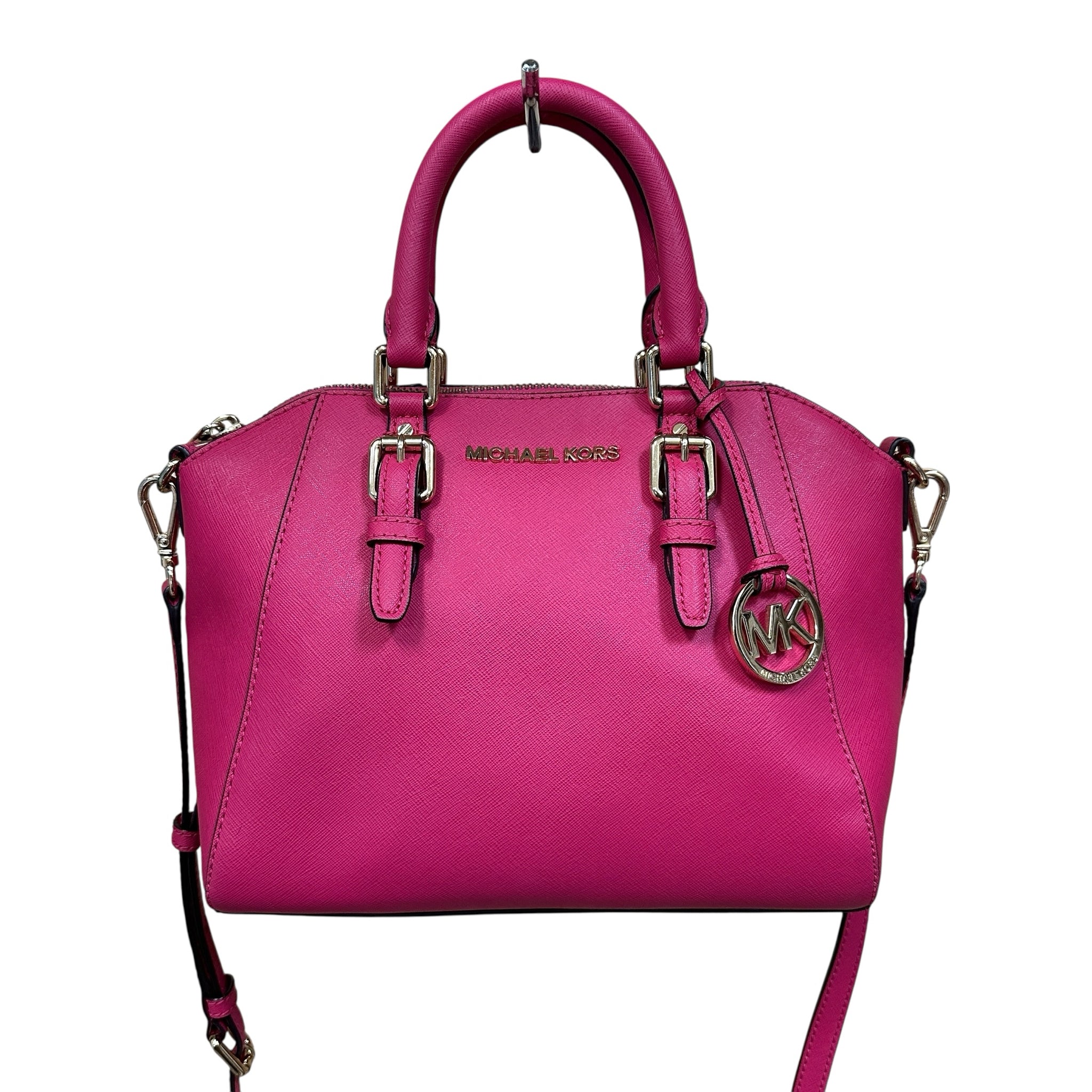 Michael Kors Pink Satchel Crossbody Bag