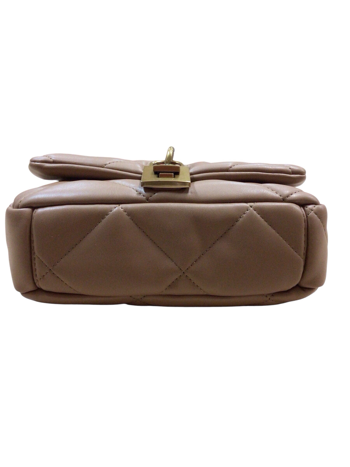 Steve Madden Brown Quilted Shoulder Bag
