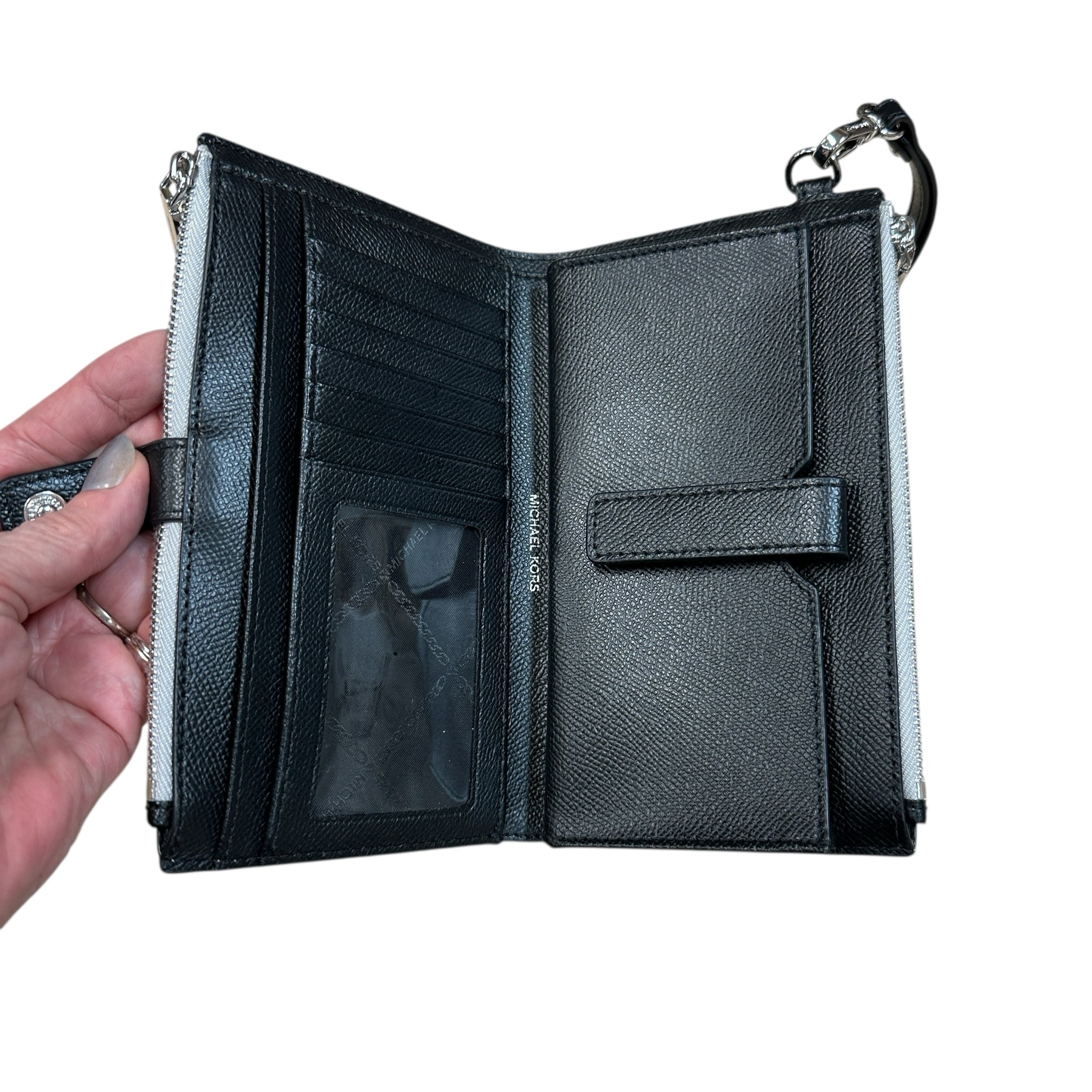 Michael Kors "Jet Set" Travel Signature Logo Smartphone Wristlet Wallet