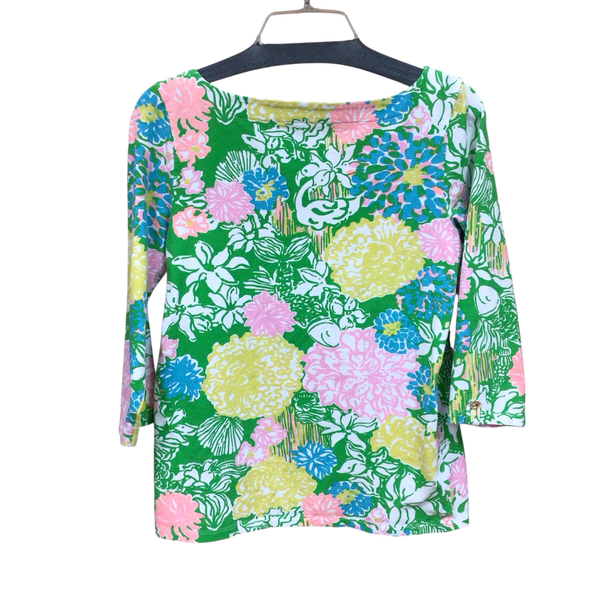 Lilly Pulitzer Juline 3/4 Sleeve Top Size Medium