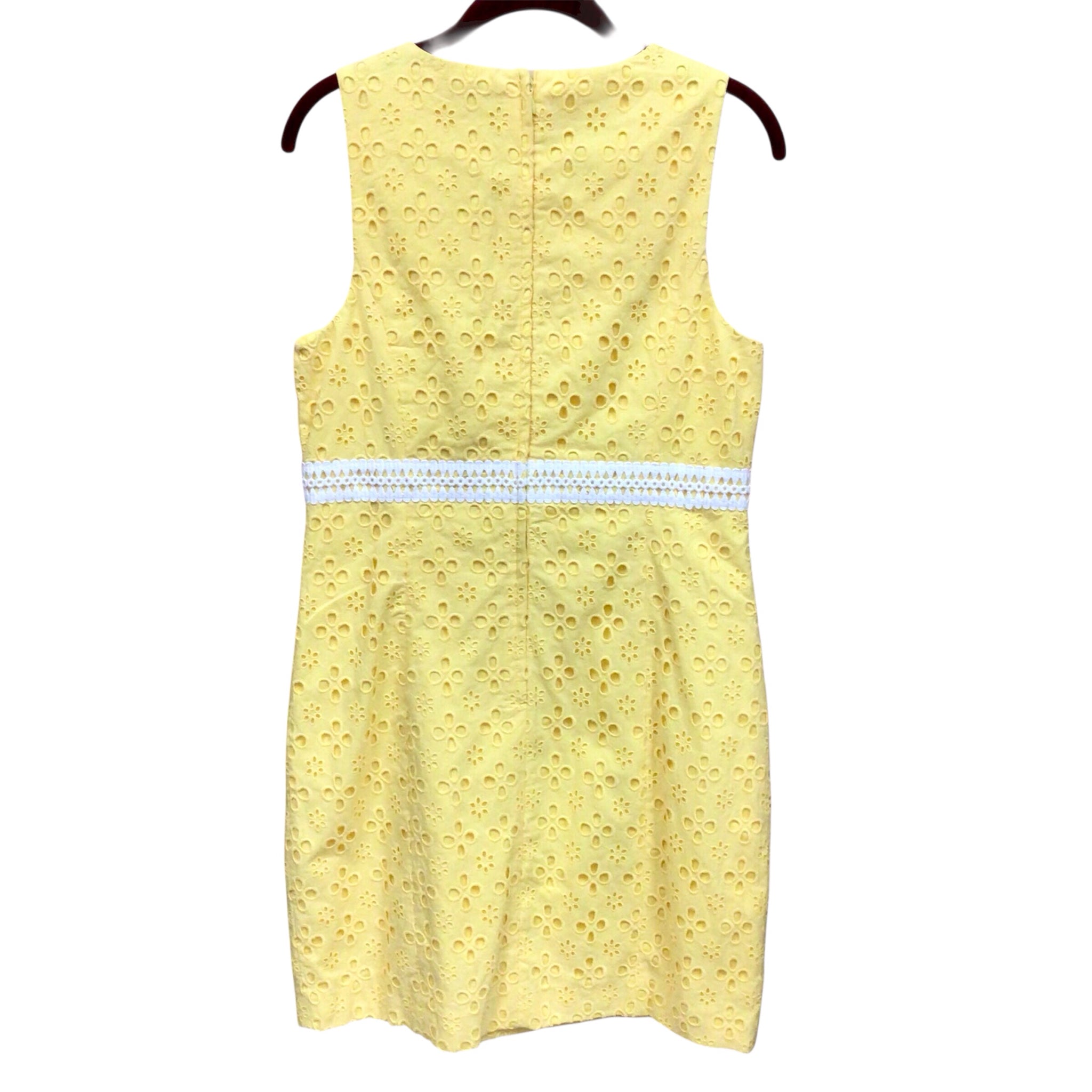 Lilly Pulitzer "Railee Shift" Yellow Sleeveless Dress Size 8 NWT