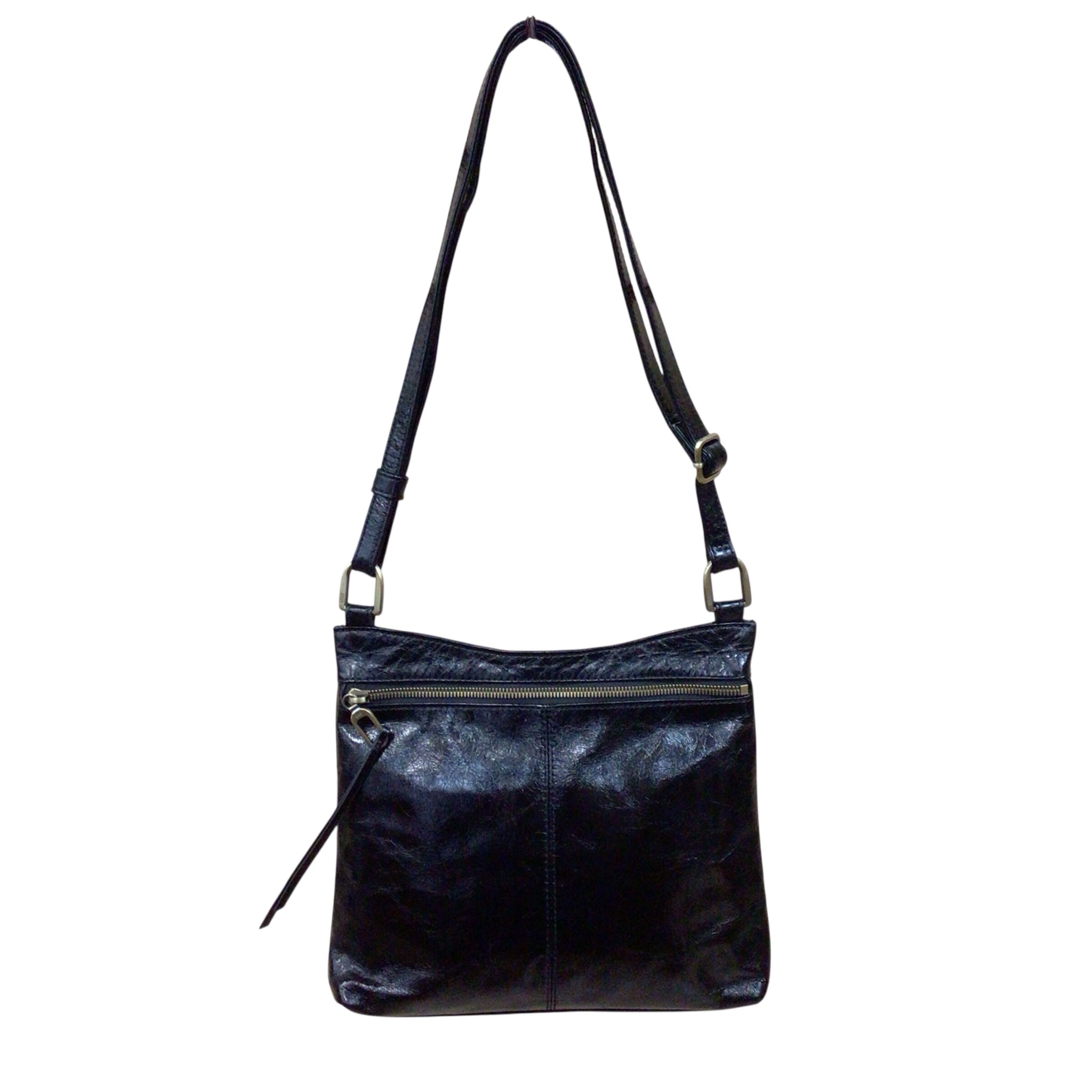 Hobo "Cambel" Black Leather Crossbody Bag