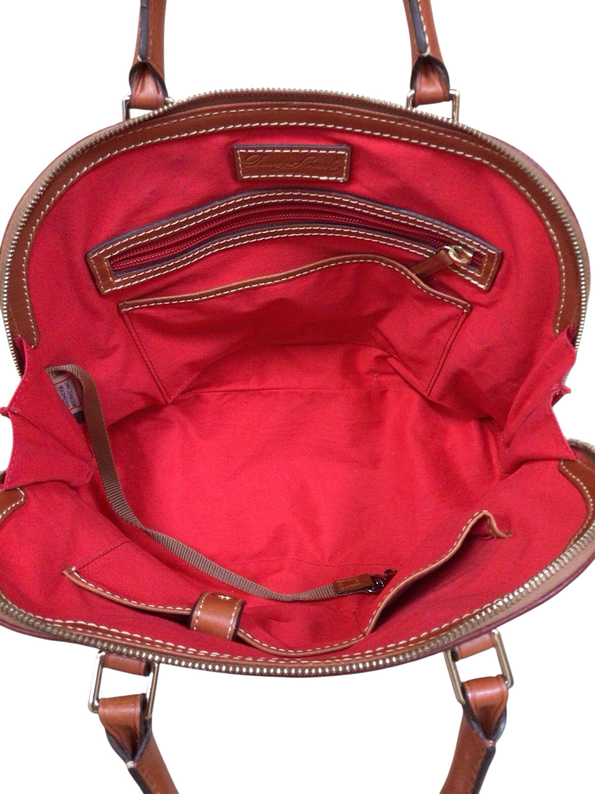 Dooney & Bourke Auburn Pebbled Leather Zip Zip Satchel