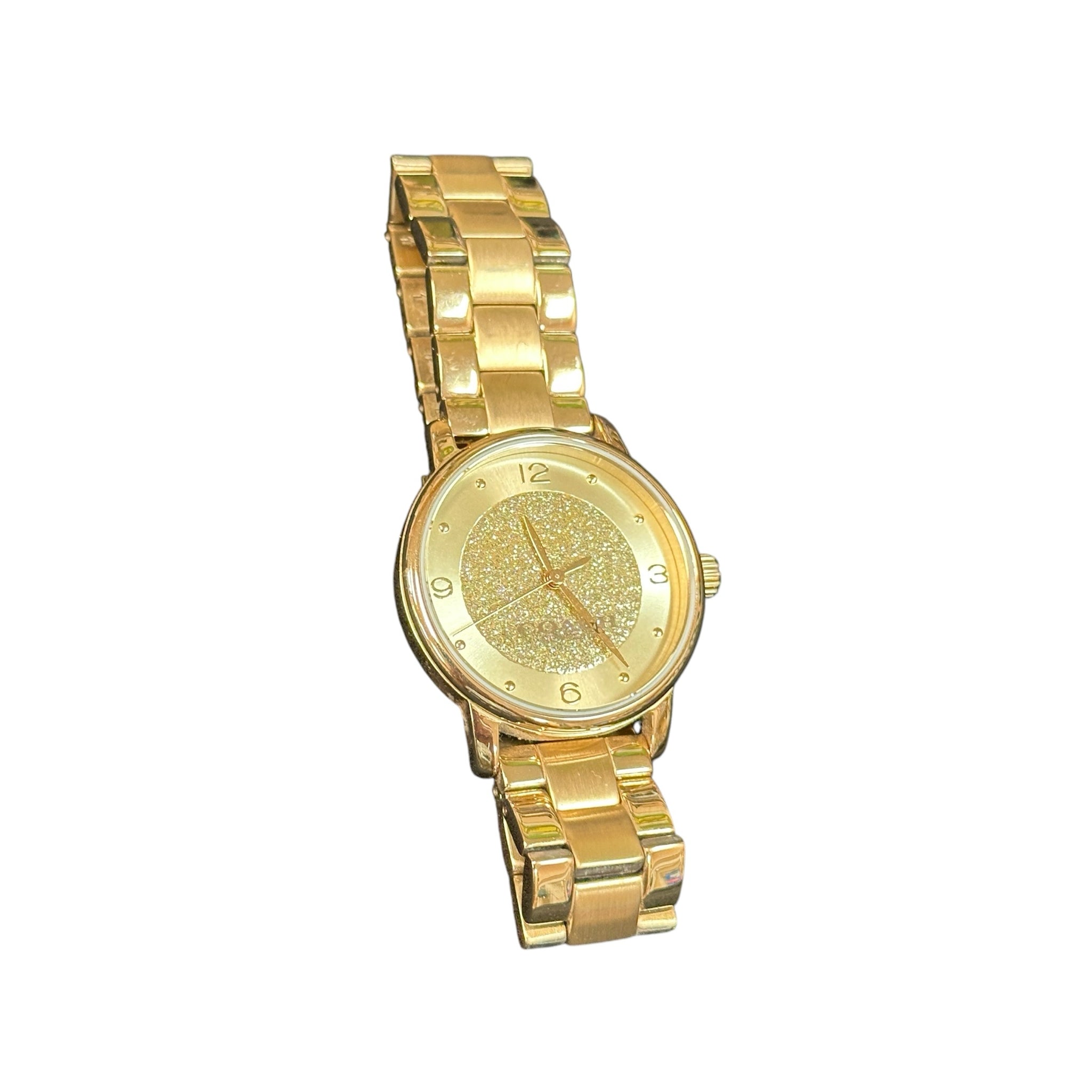 Coach Gold Toned Stainless Steel Watch