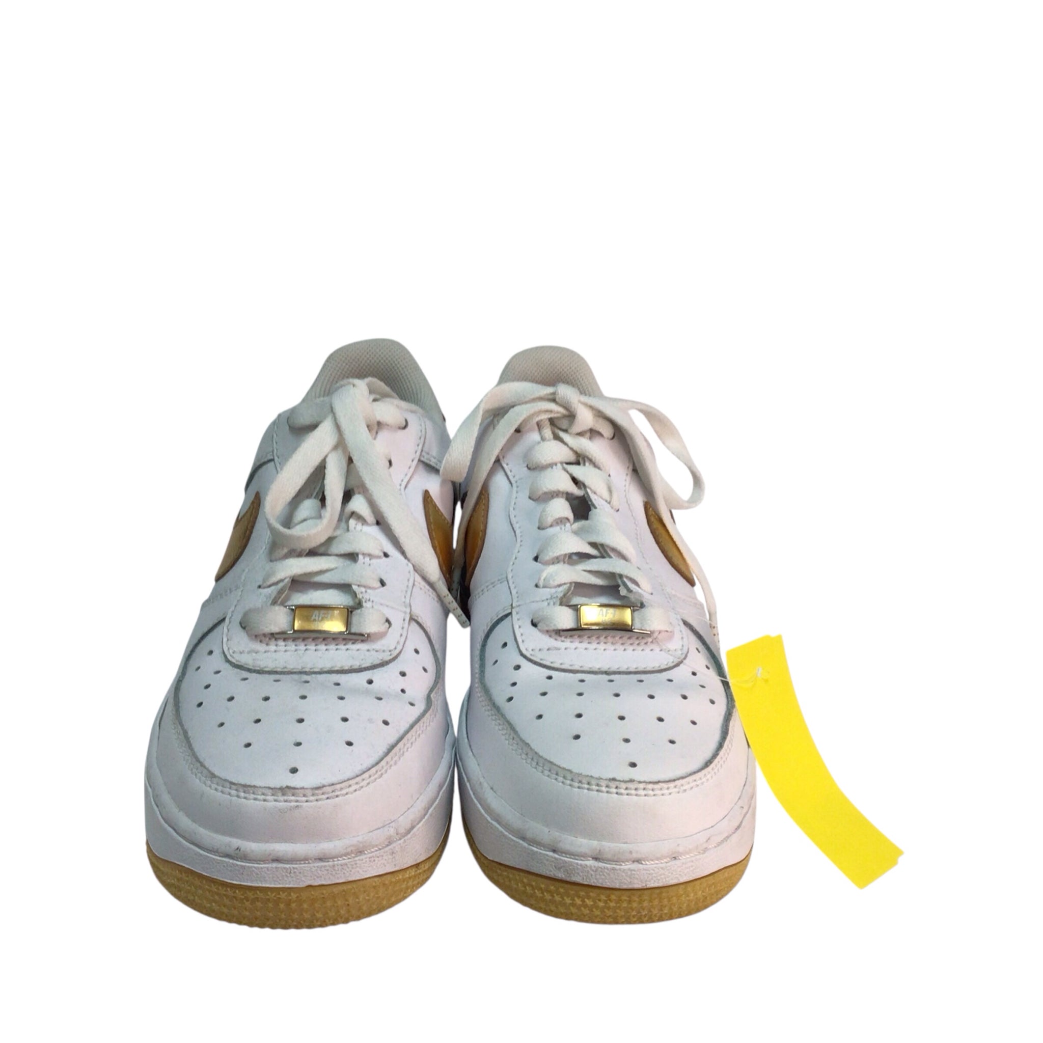 Nike Air Force XXV '82  White Gold Sneakers Women Size 6