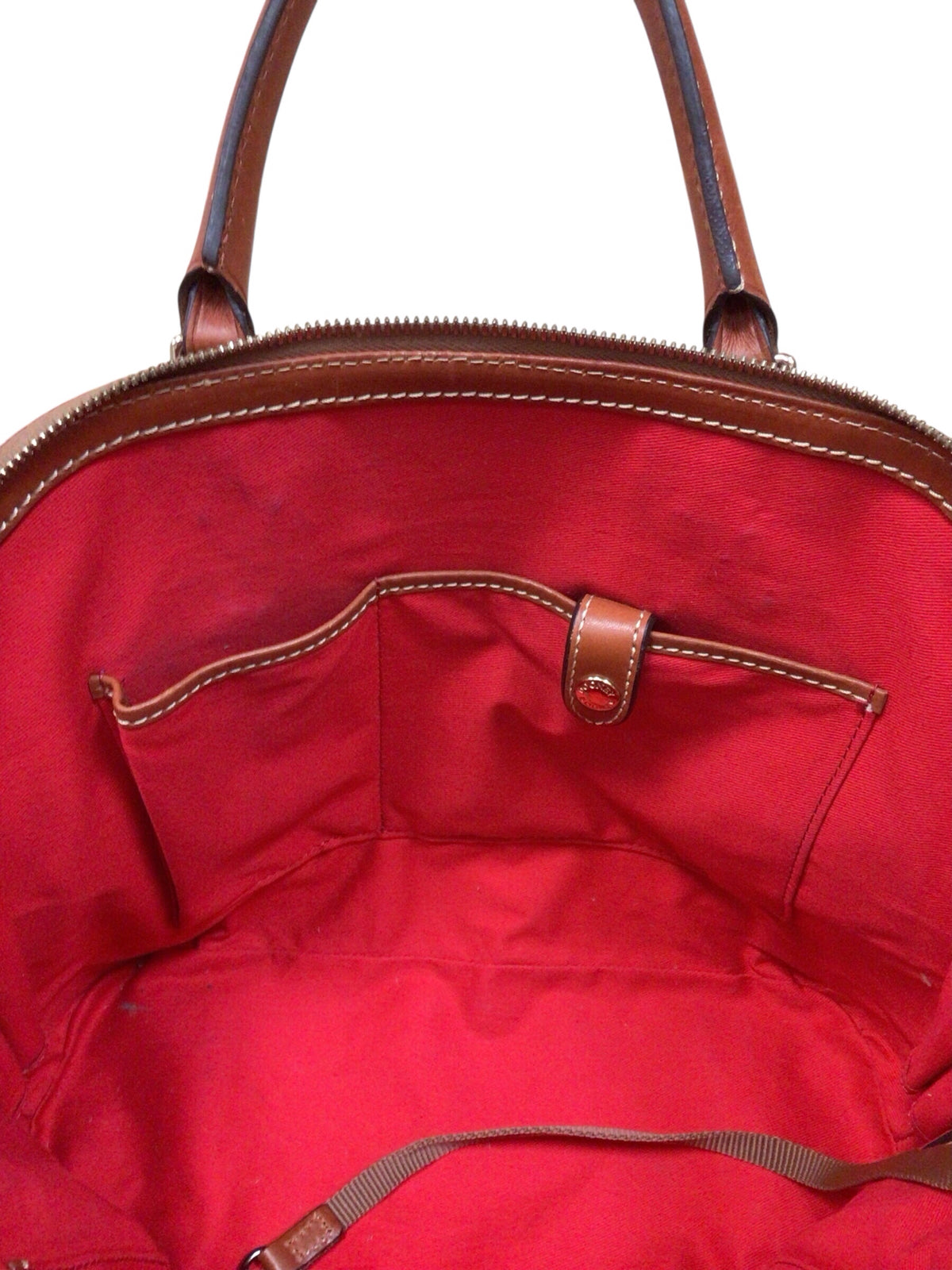 Dooney & Bourke Auburn Pebbled Leather Zip Zip Satchel