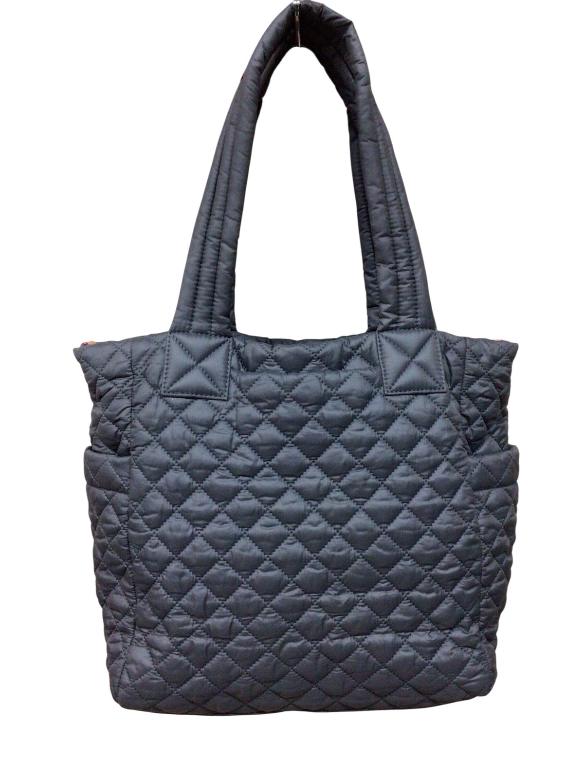 MZ Wallace Dark Gray Quilted Crossbody Tote