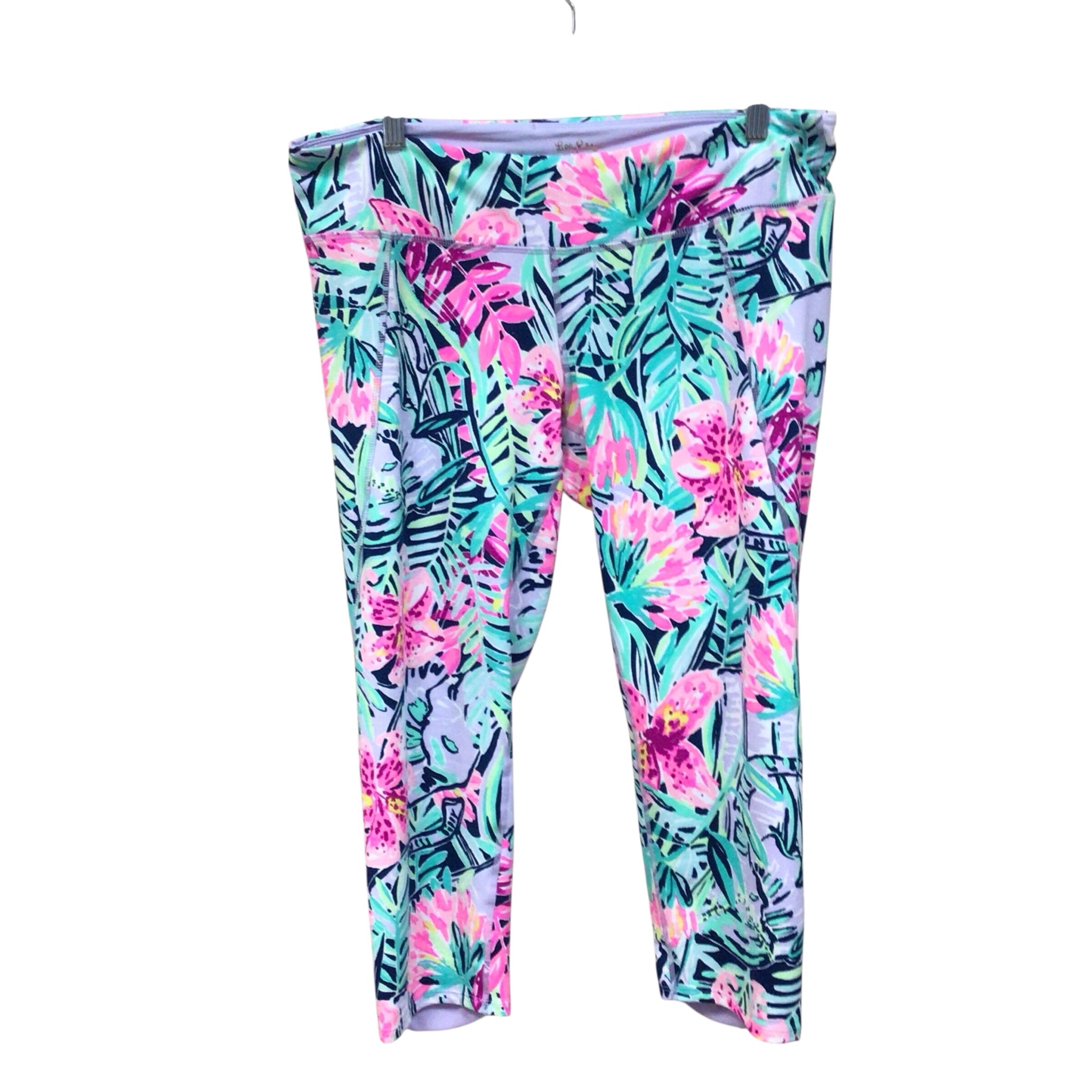 Lilly Pulitzer Luxletic Anika Weekender Crop Leggings Size XL