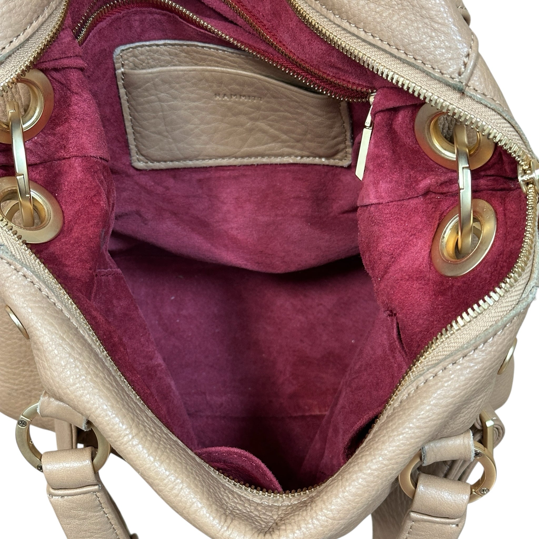 Hammitt Daniel Medium Toast Tan Satchel Handbag