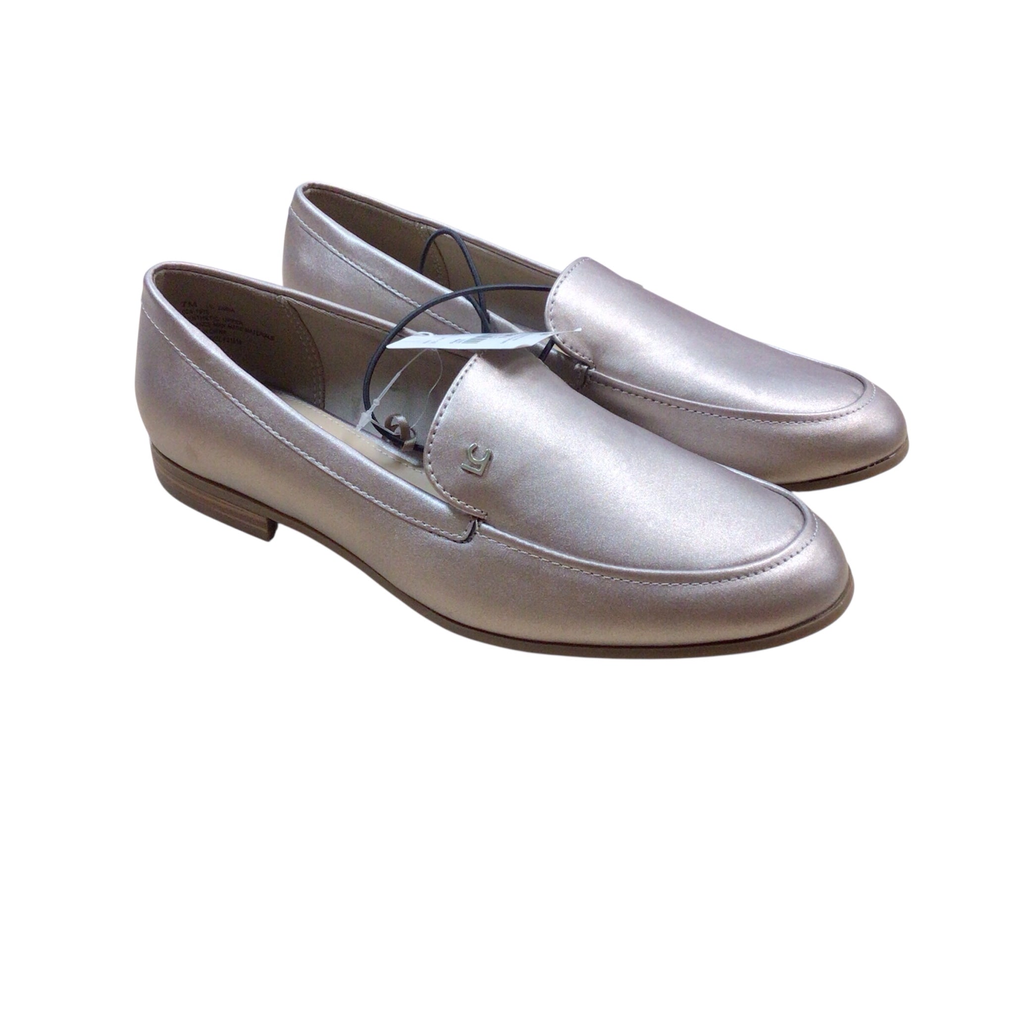 Liz Claiborne Memory Foam Pewter Loafers Size 7 NWT