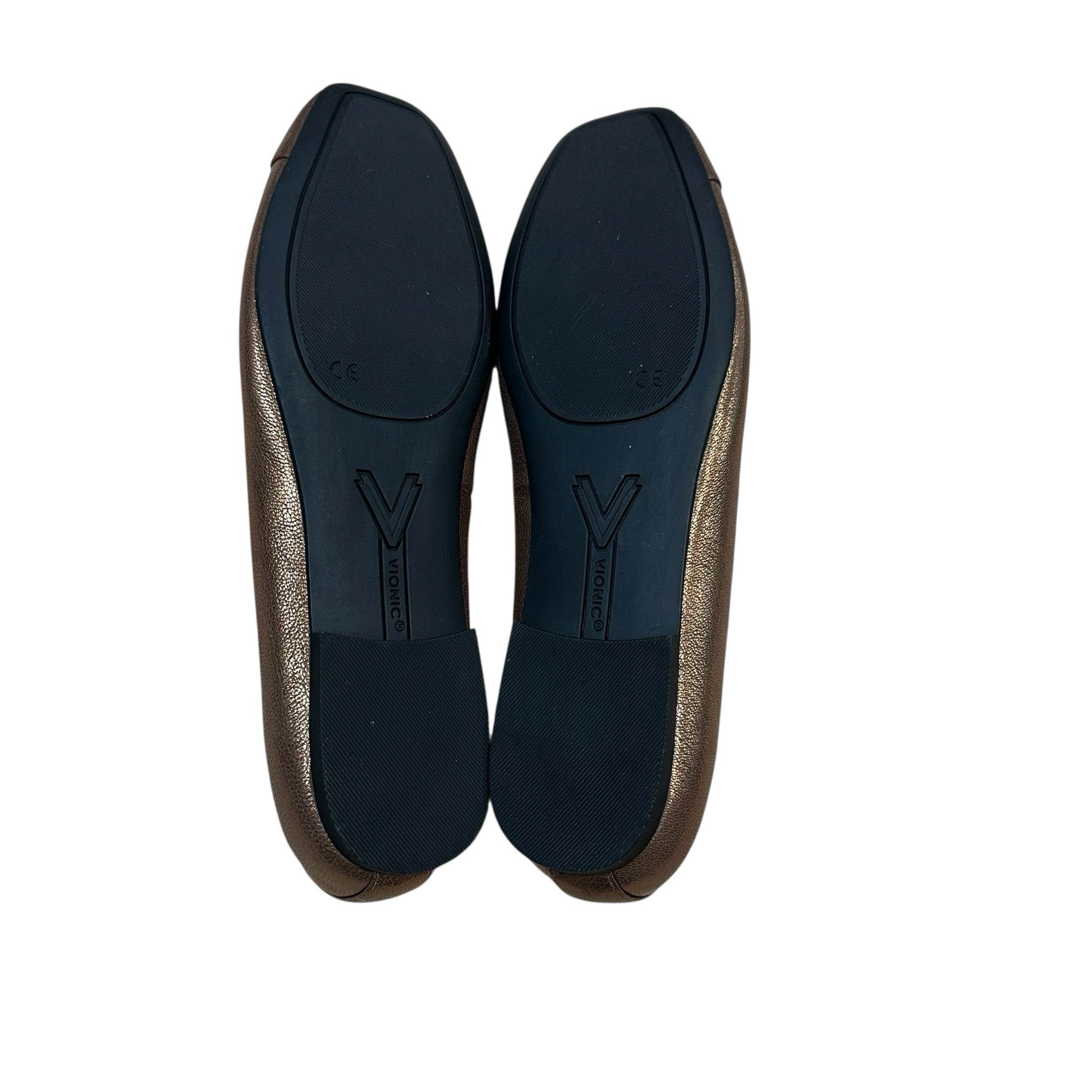 Vionic Bronze Ballet Flats Size 9