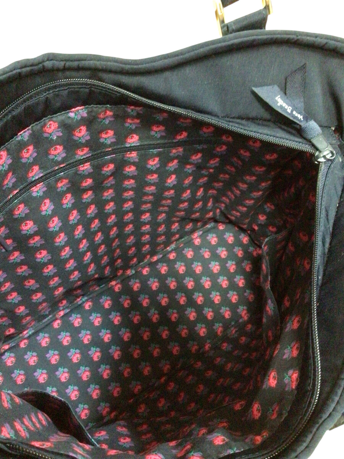 Vera Bradley Navy Quilted Tote