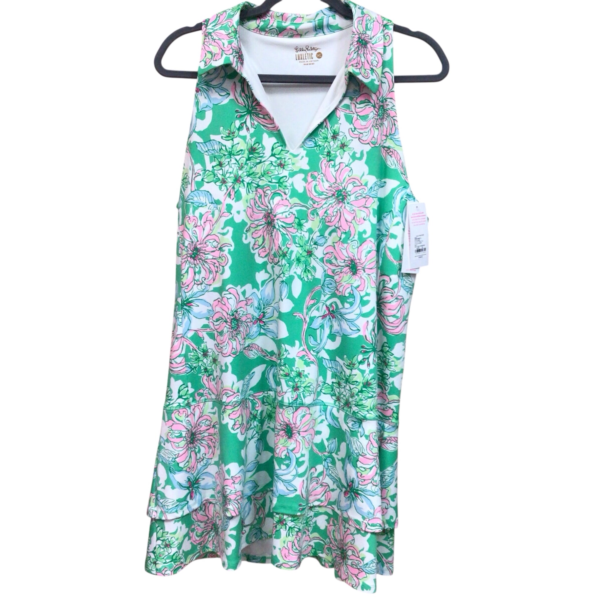 Lilly Pulitzer Cayo Costa UPF 50+ Sleeveless Dress Size XL NWT