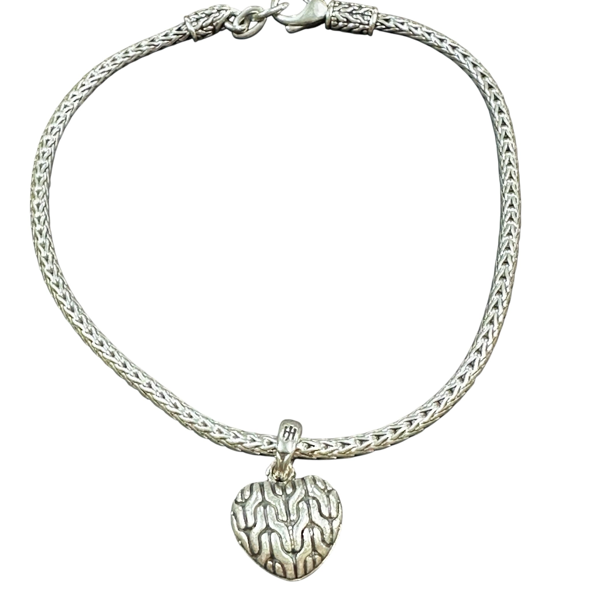 John Hardy Classic Chain Heart Charm Bracelet