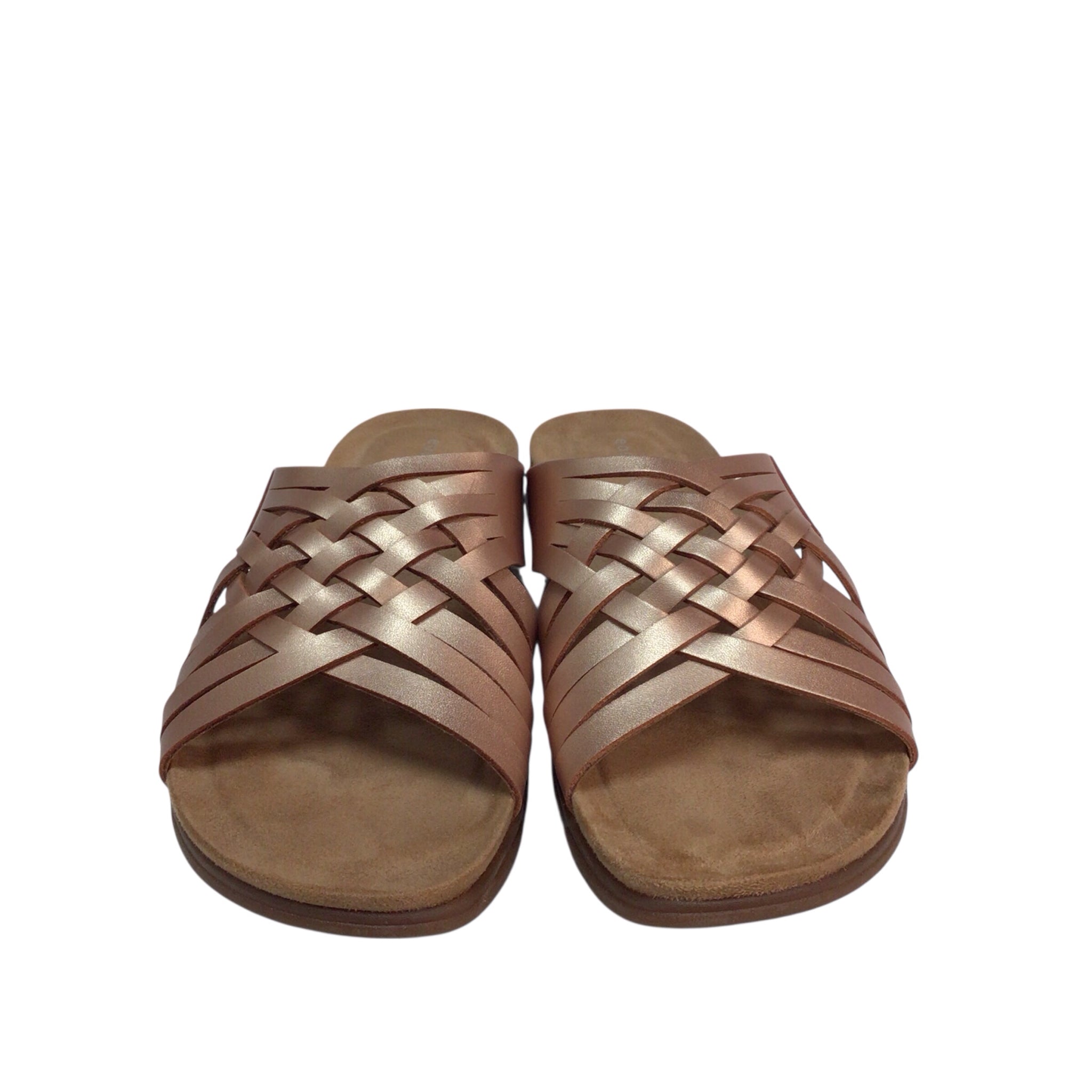 Easy Spirit Rose Gold Meadow Slip On Sandals Size 9.5M