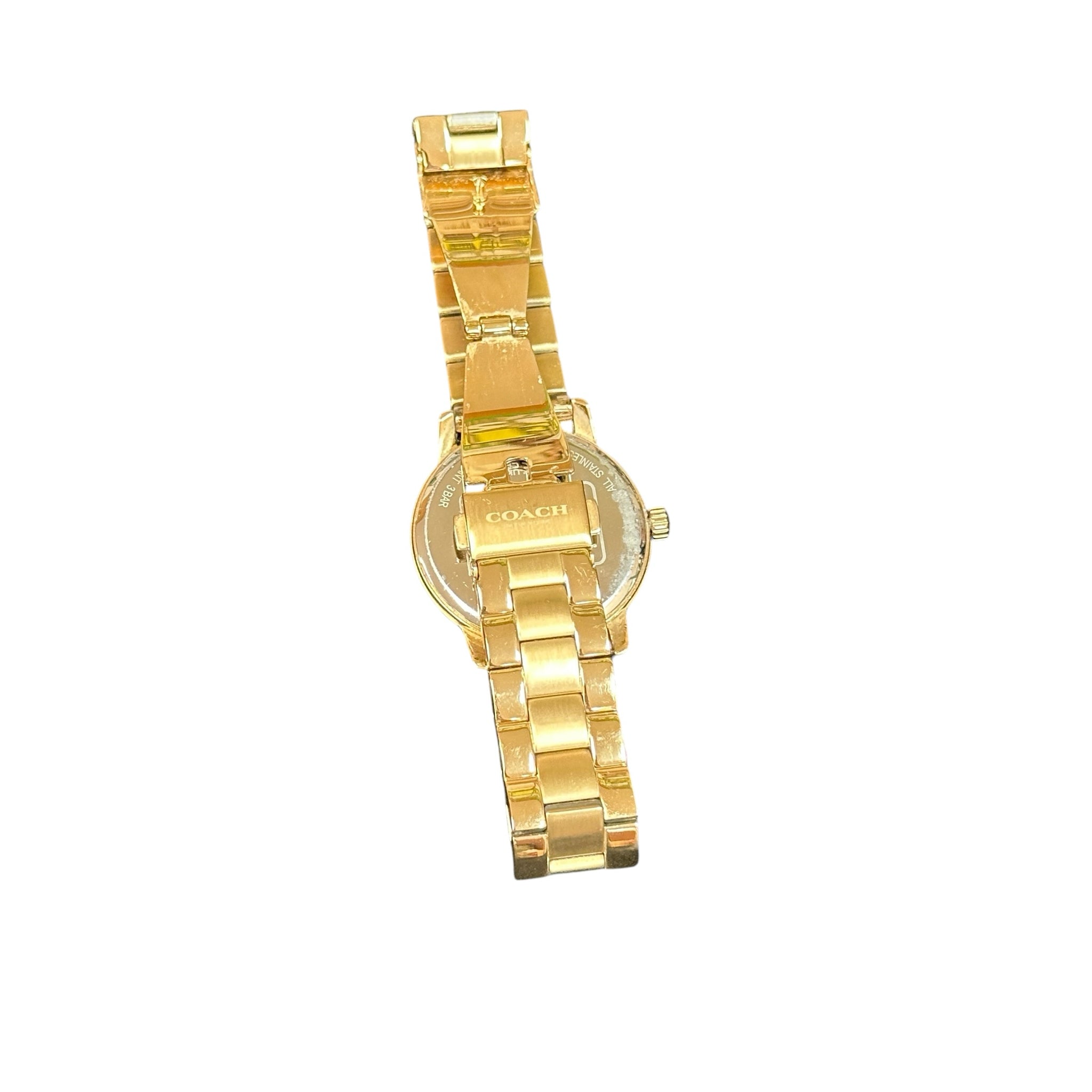 Coach Gold Toned Stainless Steel Watch