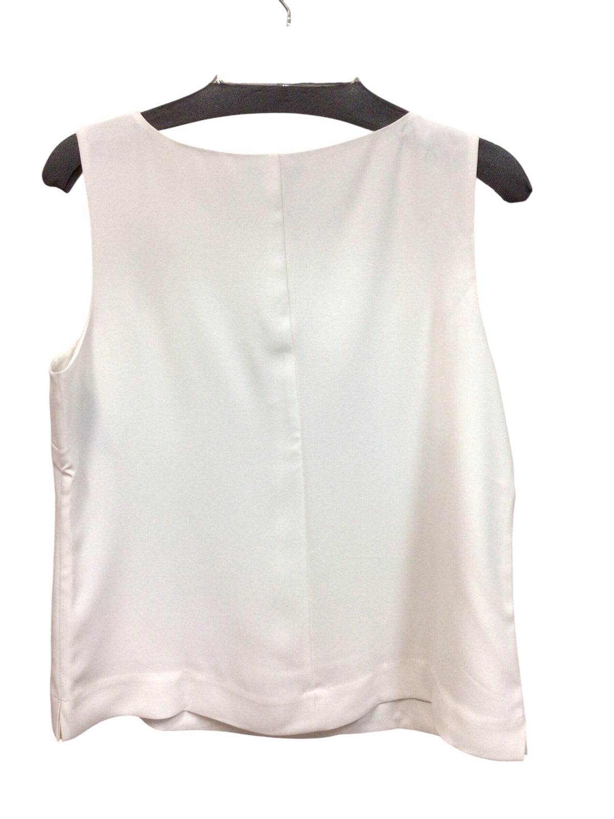 J Crew Cream Colored Sleeveless Top w/ Gold Sequin Bow Size Medium NWT