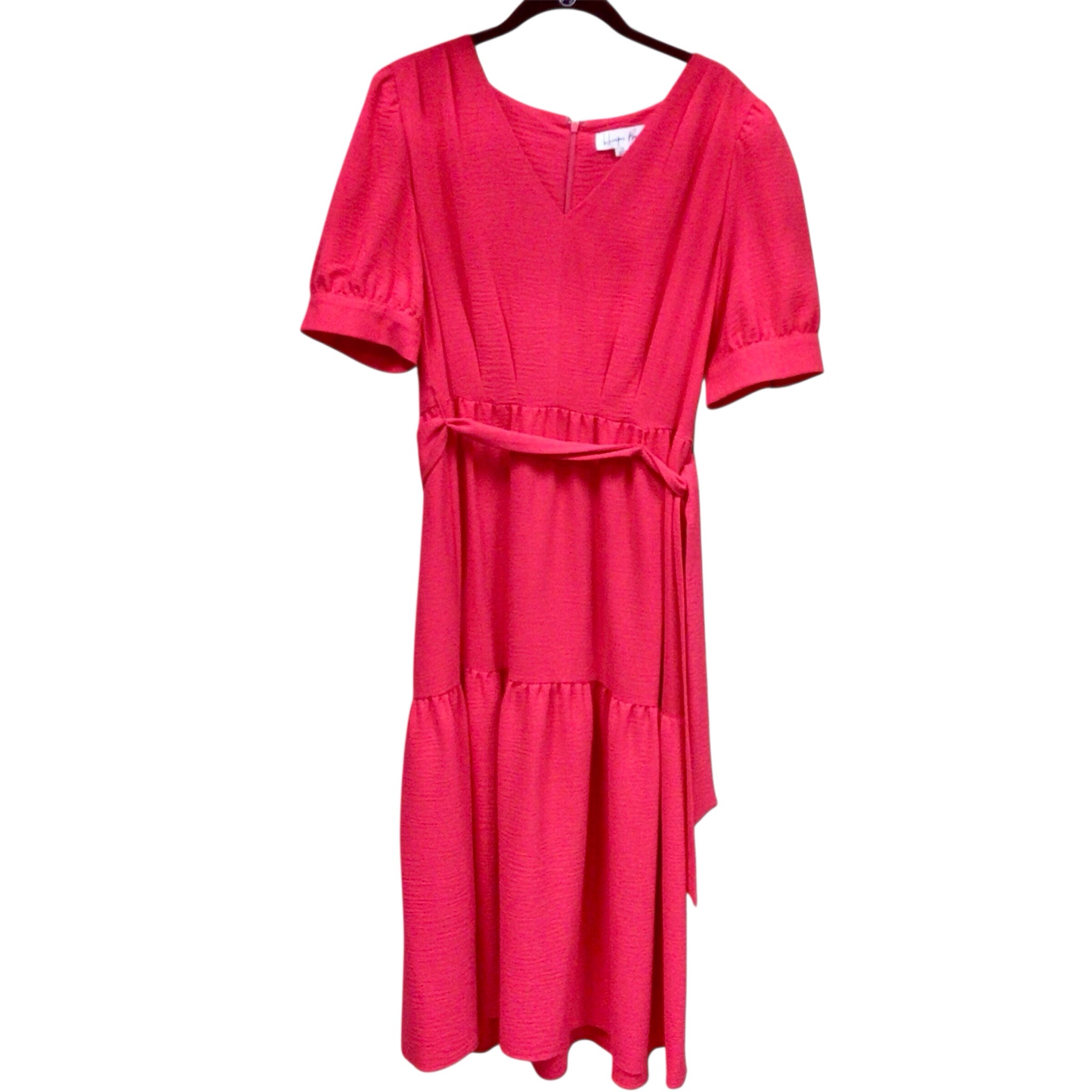 Harper Rose Bright Pink  Short Sleeve Dress Size 12